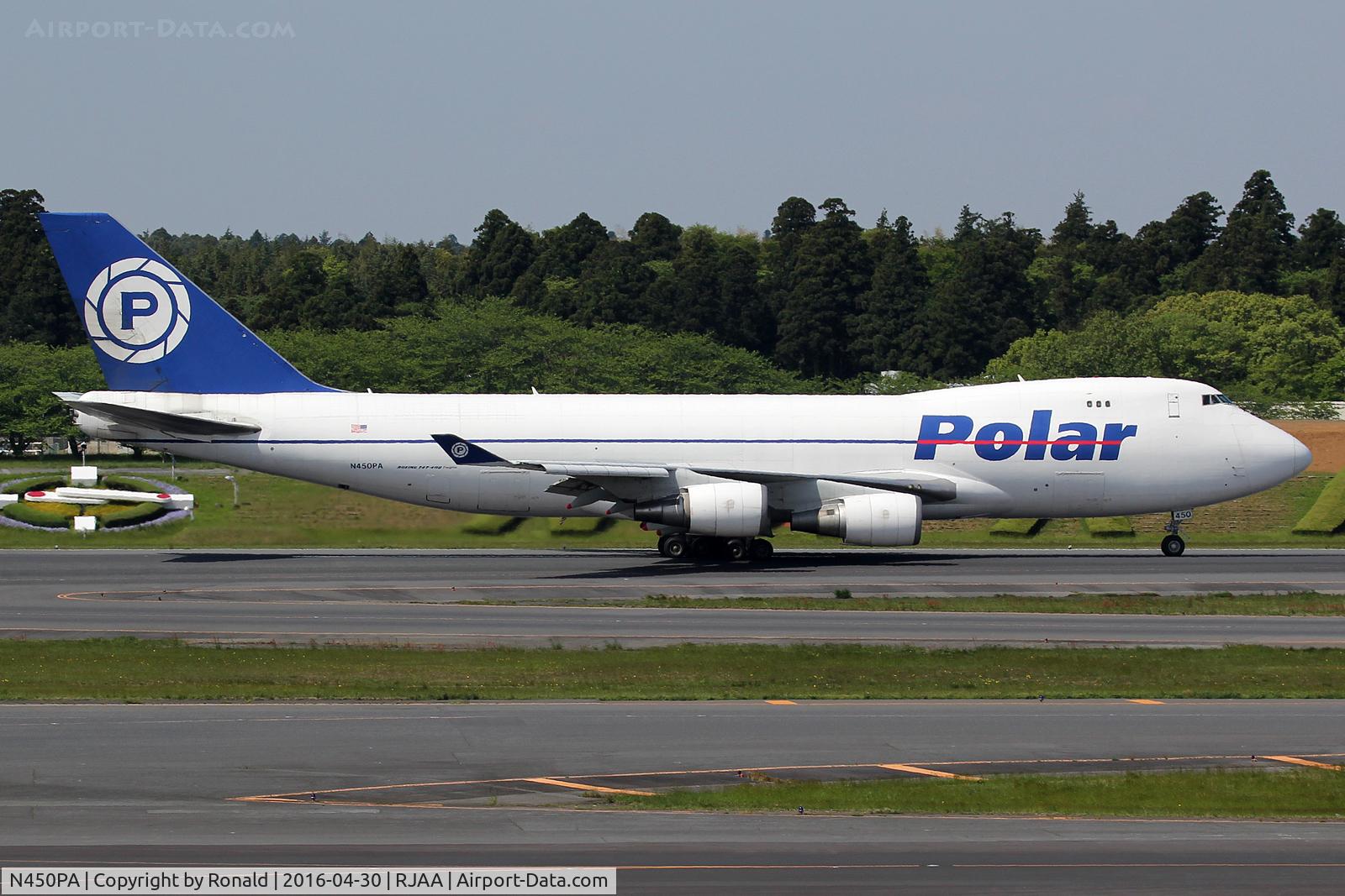 N450PA, 2000 Boeing 747-46NF C/N 30808, at nrt