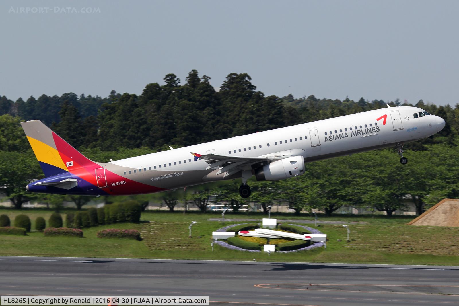 HL8265, Airbus A321-231 C/N 5287, at nrt
