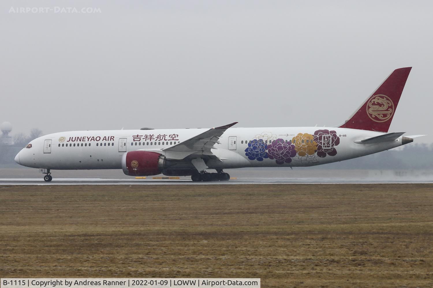 B-1115, 2018 Boeing 787-9 Dreamliner C/N 64312, Juneyao Air Boeing 787