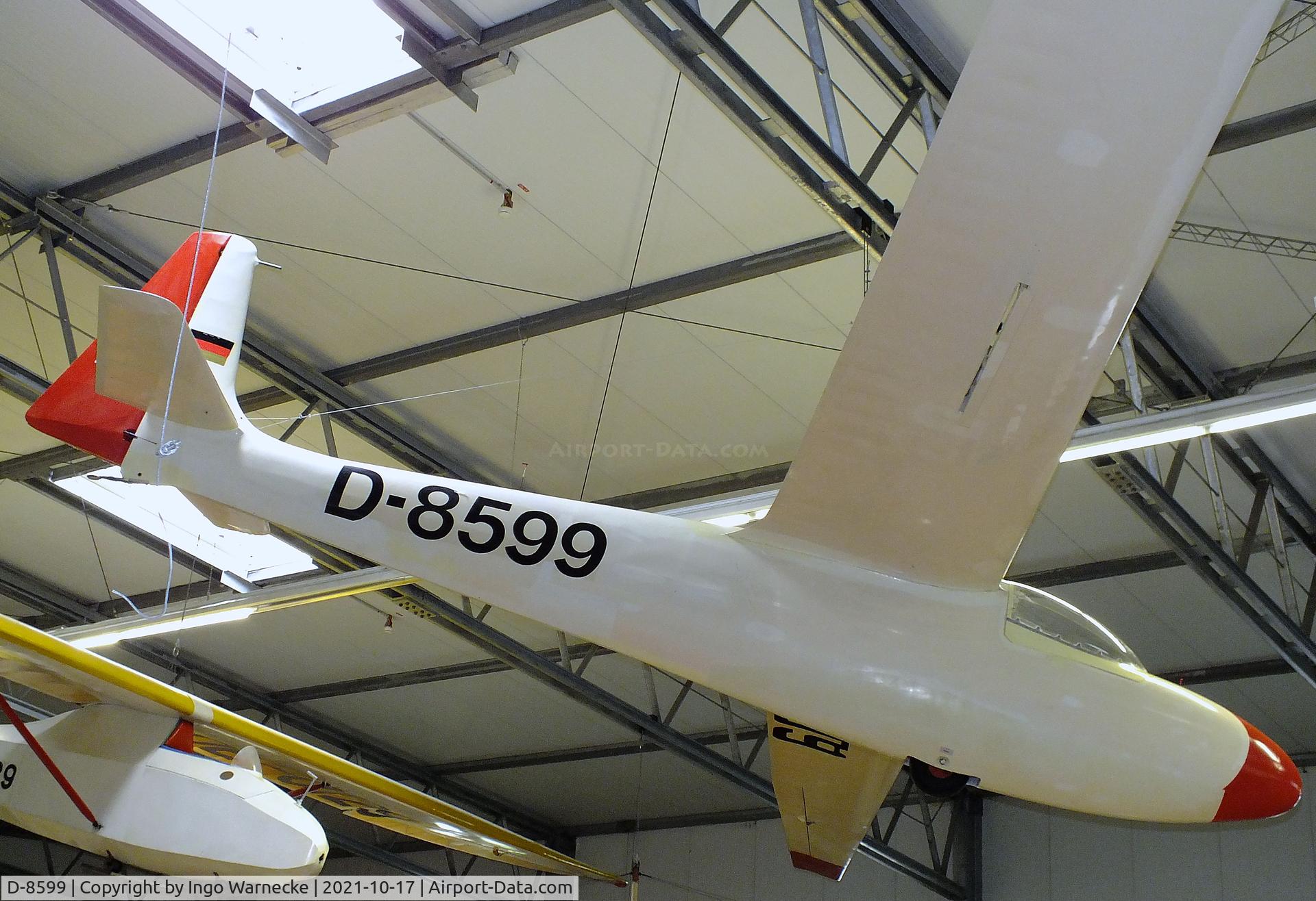 D-8599, 1960 Schleicher Ka-6 CR-Pe C/N unknown_D-8599, Schleicher Ka 6 CR-Pe Rhönsegler at the Luftfahrtmuseum Laatzen, Laatzen (Hannover)