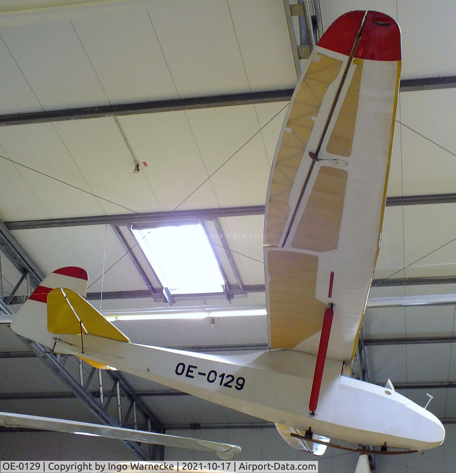 OE-0129, Oberlerchner Grunau Baby IIb Edelweiss C/N 007, Grunau (Oberlerchner) Baby IIb Edelweiss at the Luftfahrtmuseum Laatzen, Laatzen (Hannover)