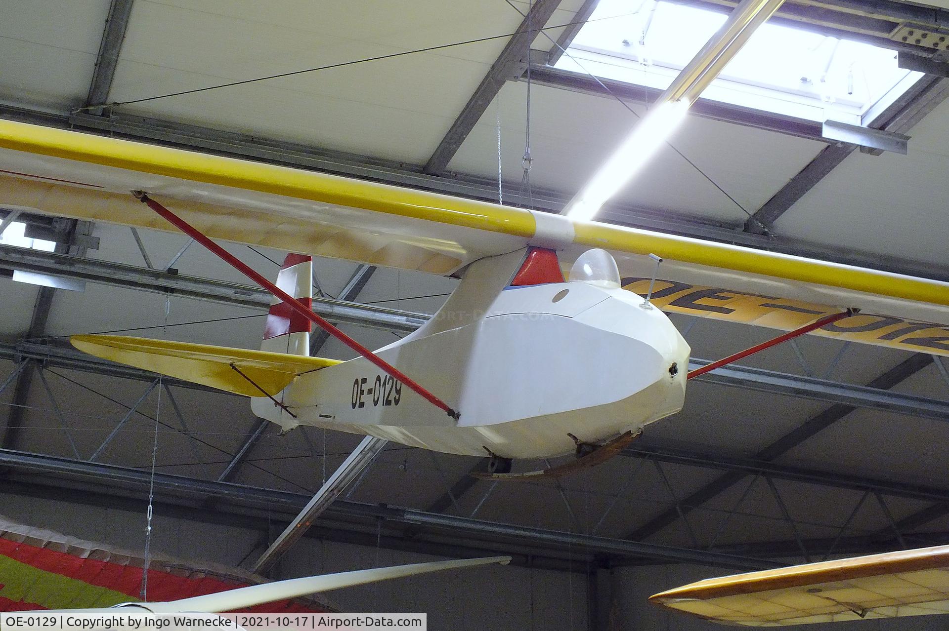 OE-0129, Oberlerchner Grunau Baby IIb Edelweiss C/N 007, Grunau (Oberlerchner) Baby IIb Edelweiss at the Luftfahrtmuseum Laatzen, Laatzen (Hannover)