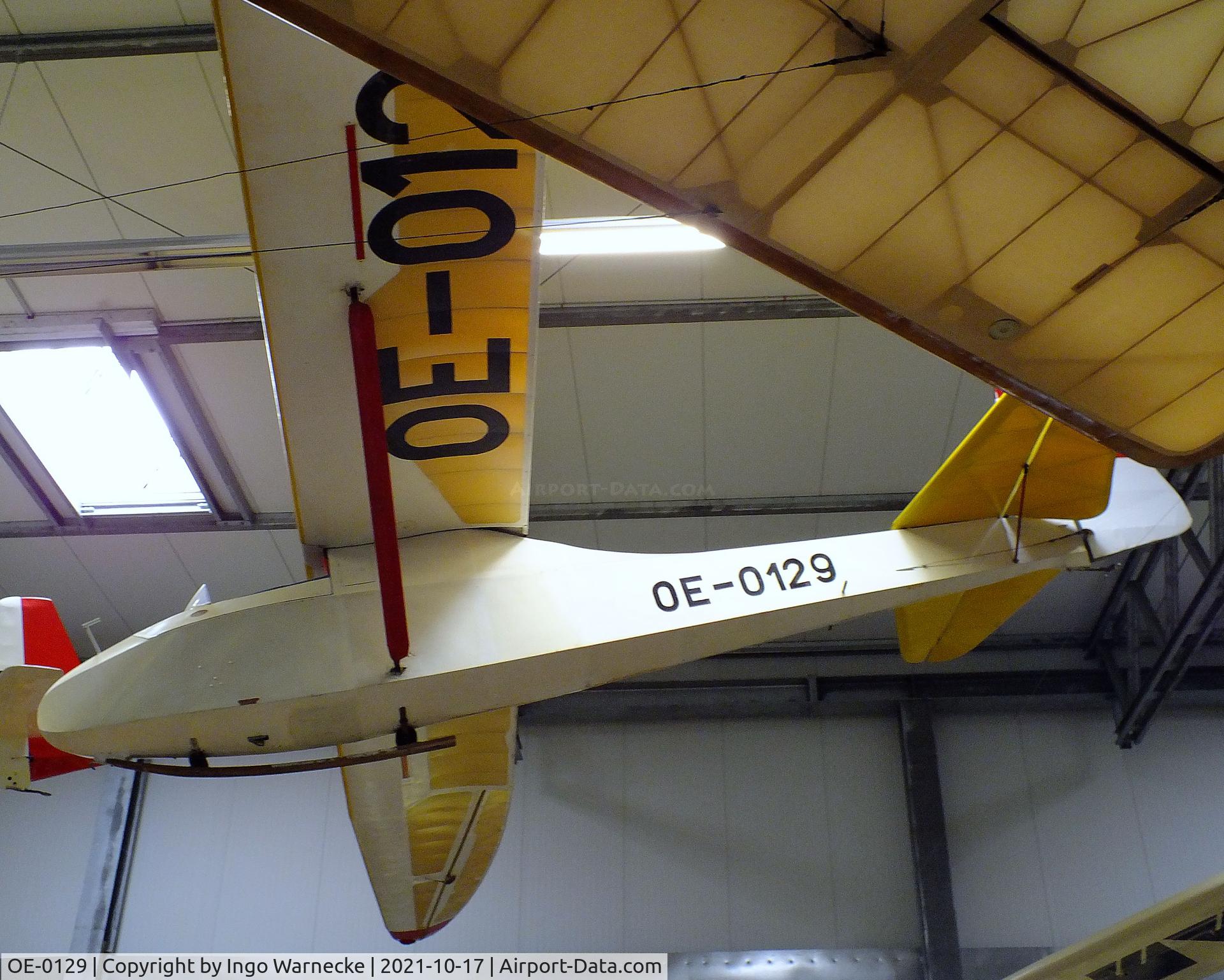 OE-0129, Oberlerchner Grunau Baby IIb Edelweiss C/N 007, Grunau (Oberlerchner) Baby IIb Edelweiss at the Luftfahrtmuseum Laatzen, Laatzen (Hannover)