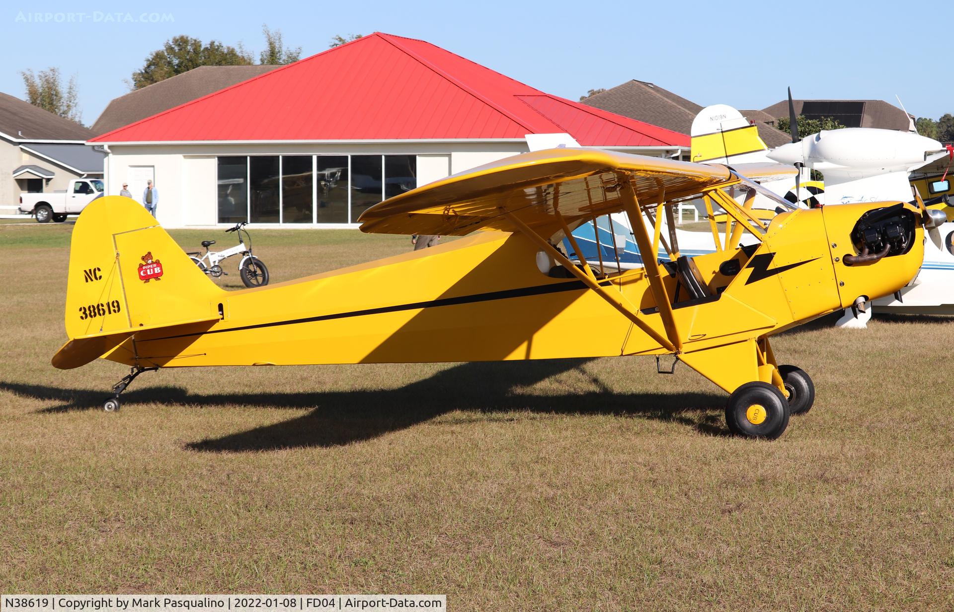 N38619, 1941 Piper J3C-65 Cub C/N 7160, Piper J3C-65