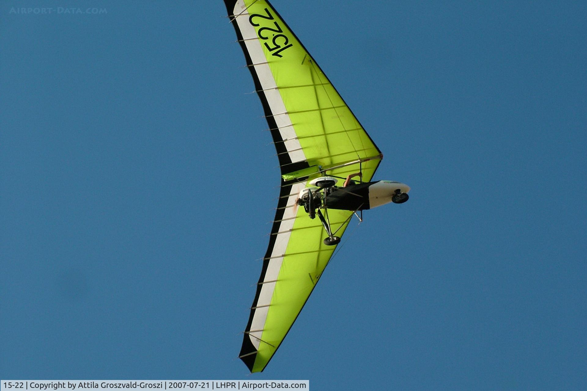 15-22, Halley Apollo CXMD Racer GT C/N Not found 15-22, LHPR - Györ-Pér Airport, Hungary