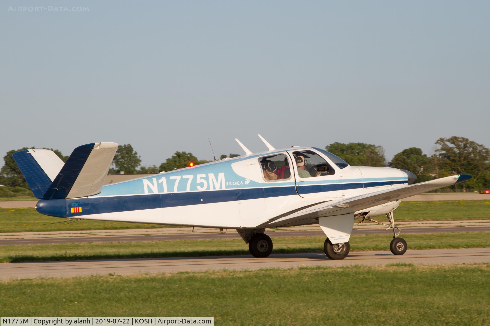 N1775M, 1950 Beech B35 C/N D-2283, At AirVenture 2019
