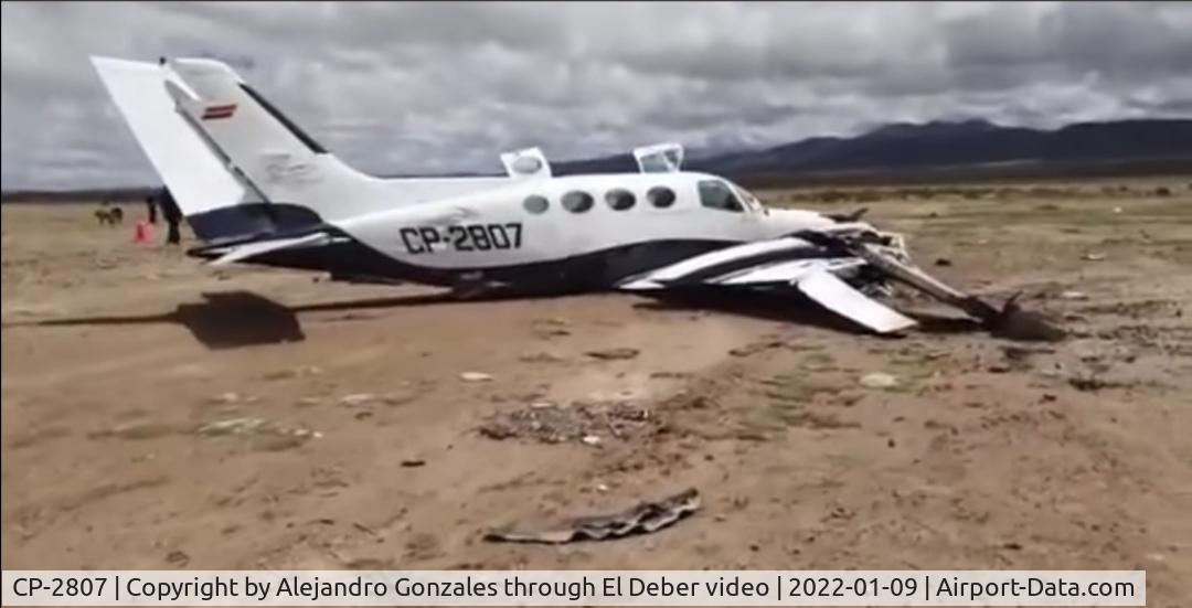 CP-2807, 1969 Cessna 402A C/N 402A0049, Crashed