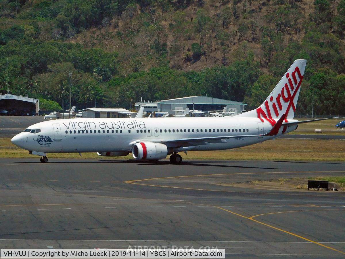 VH-VUJ, 2006 Boeing 737-8FE C/N 34443, At Cairns