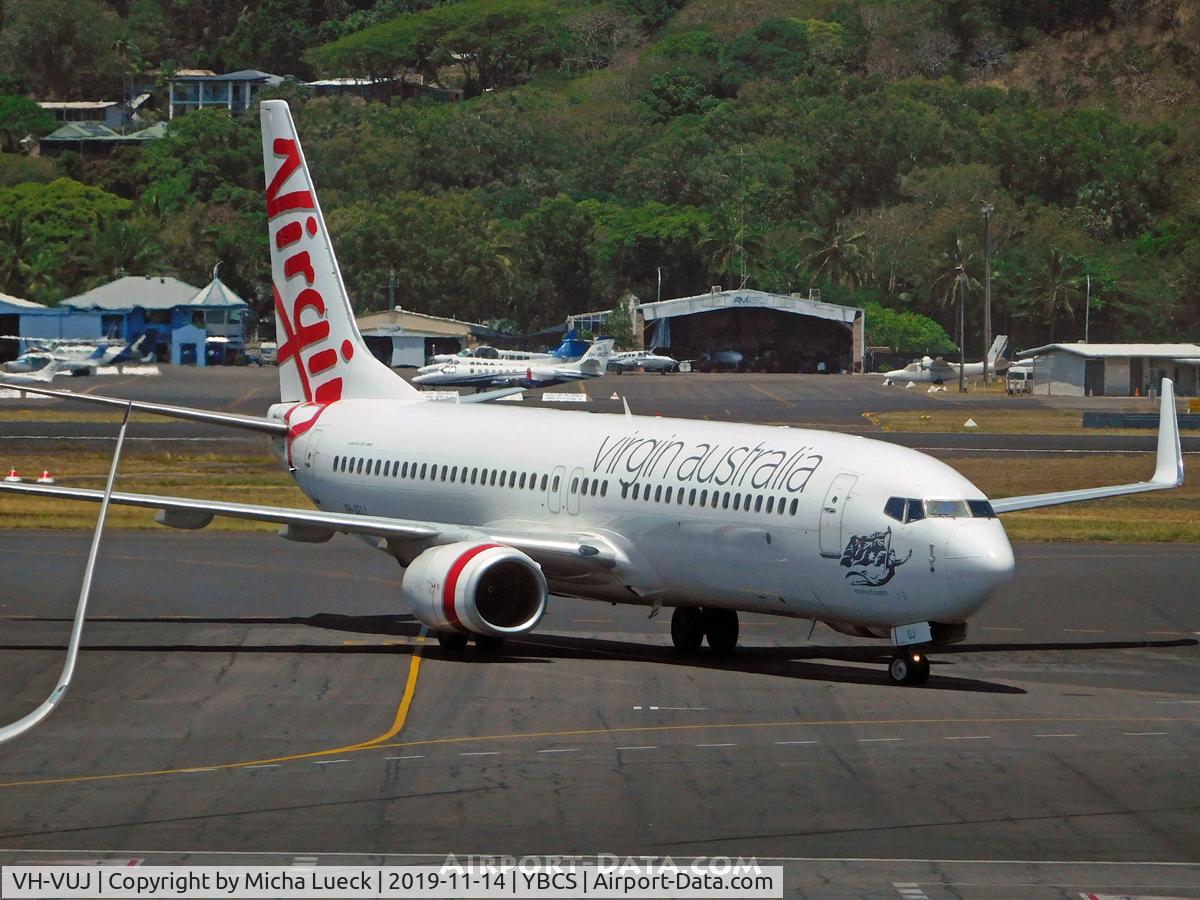 VH-VUJ, 2006 Boeing 737-8FE C/N 34443, At Cairns