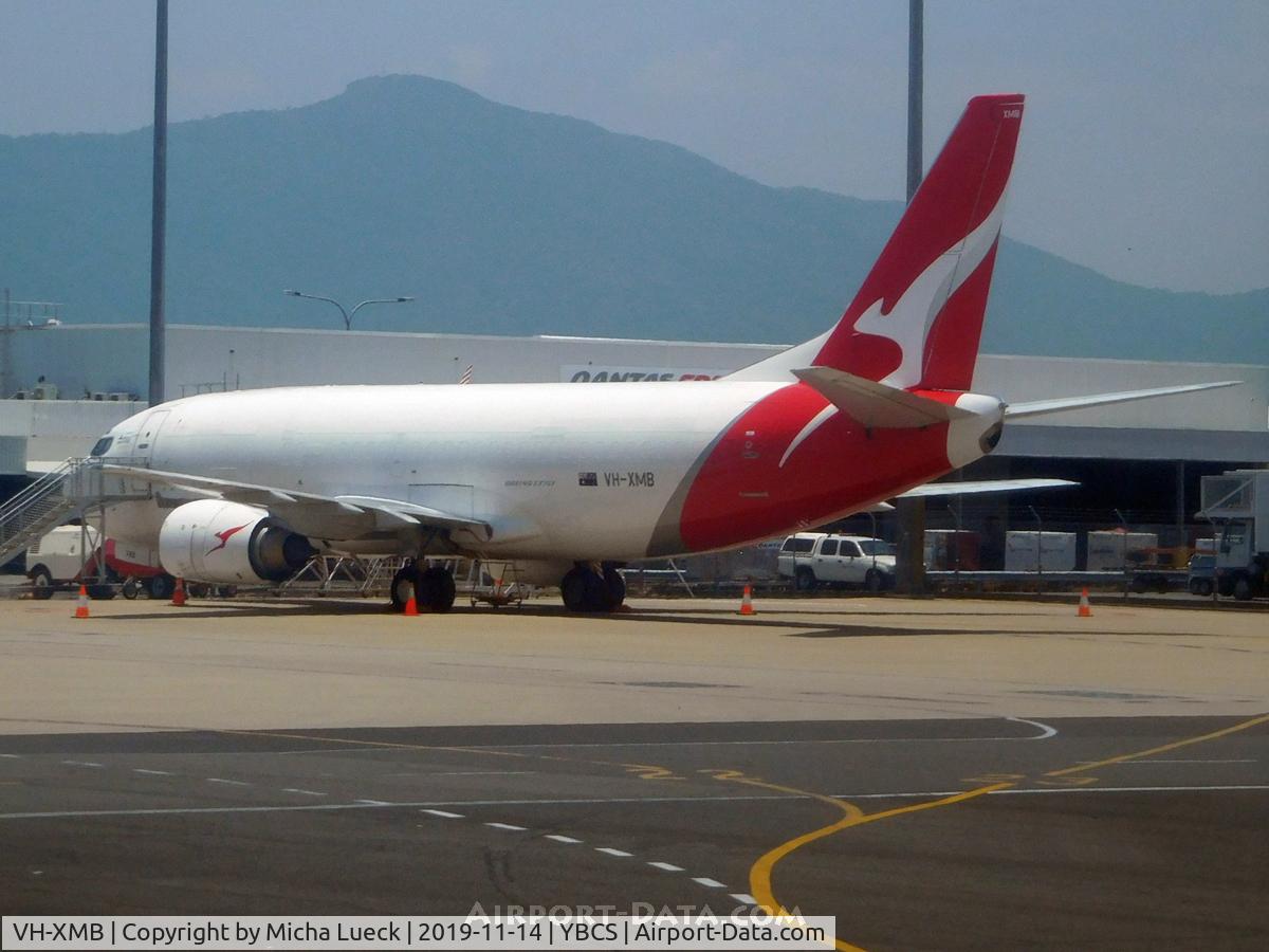 VH-XMB, 1986 Boeing 737-376SF C/N 24378, At Cairns