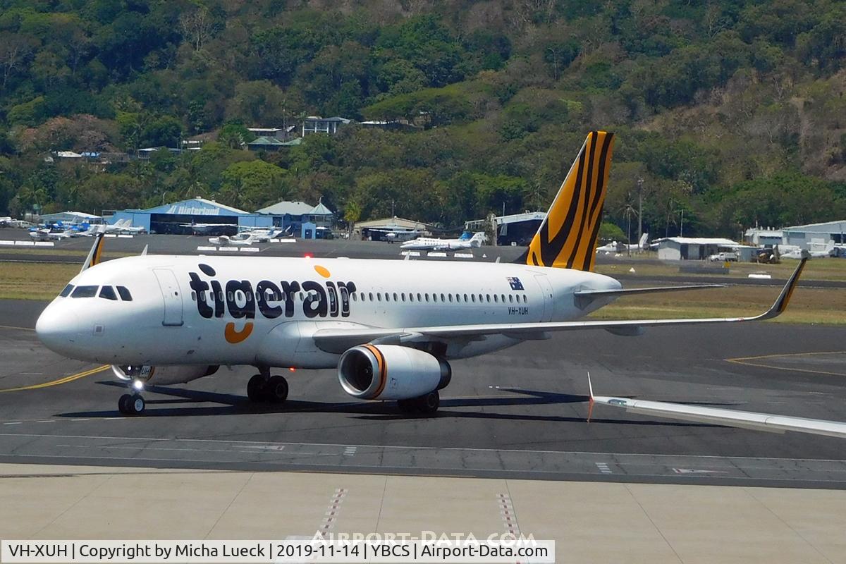 VH-XUH, 2015 Airbus A320-232 C/N 6749, At Cairns