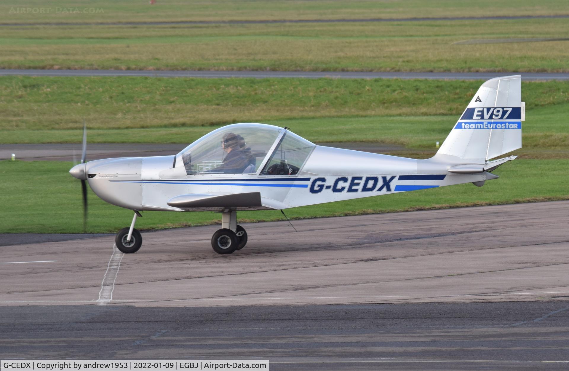 G-CEDX, 2006 Cosmik EV-97 TeamEurostar UK C/N 2827, G-CEDX at Gloucestershire Airport.