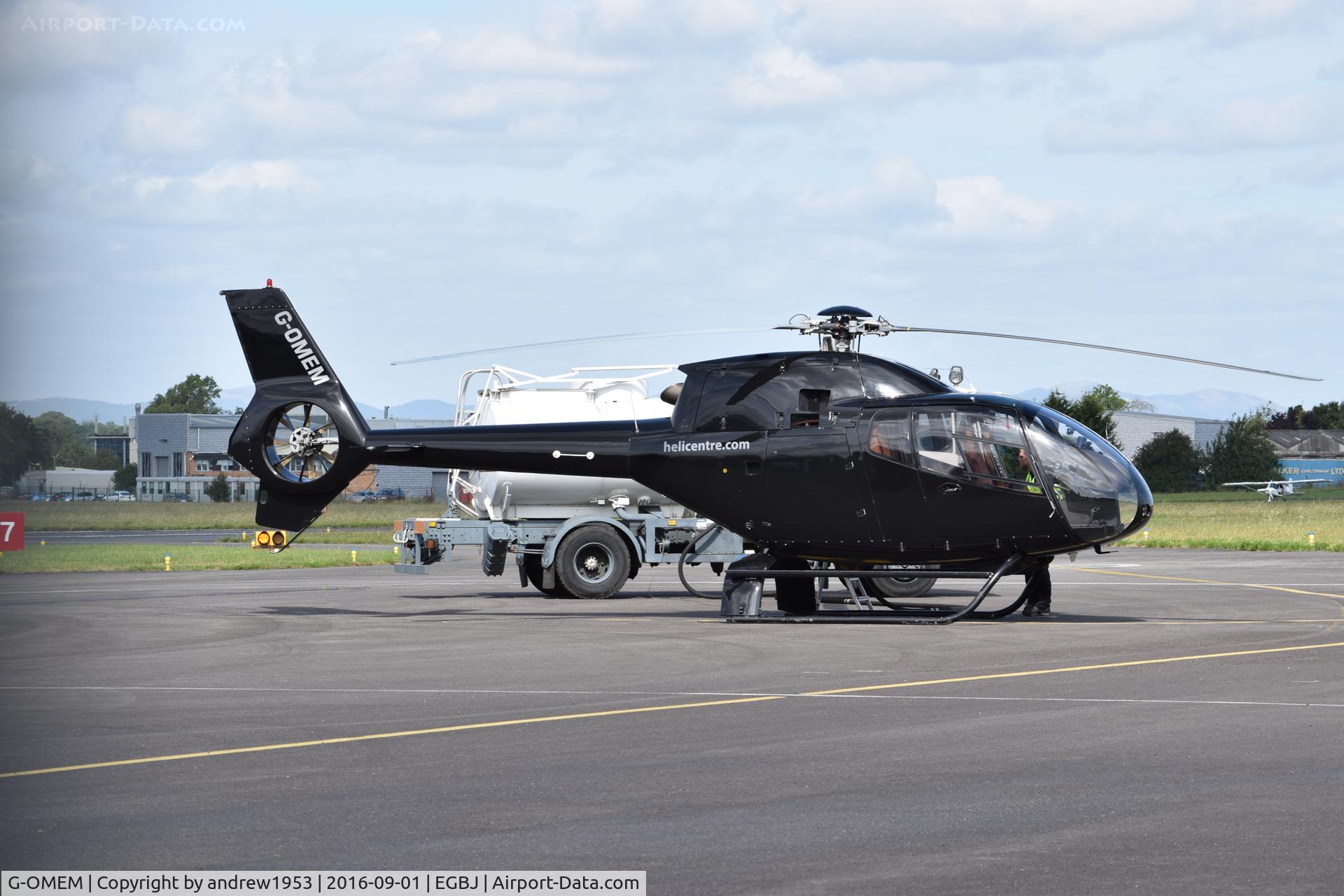 G-OMEM, 1998 Eurocopter EC-120B Colibri C/N 1006, G-OMEM at Gloucestershire Airport.