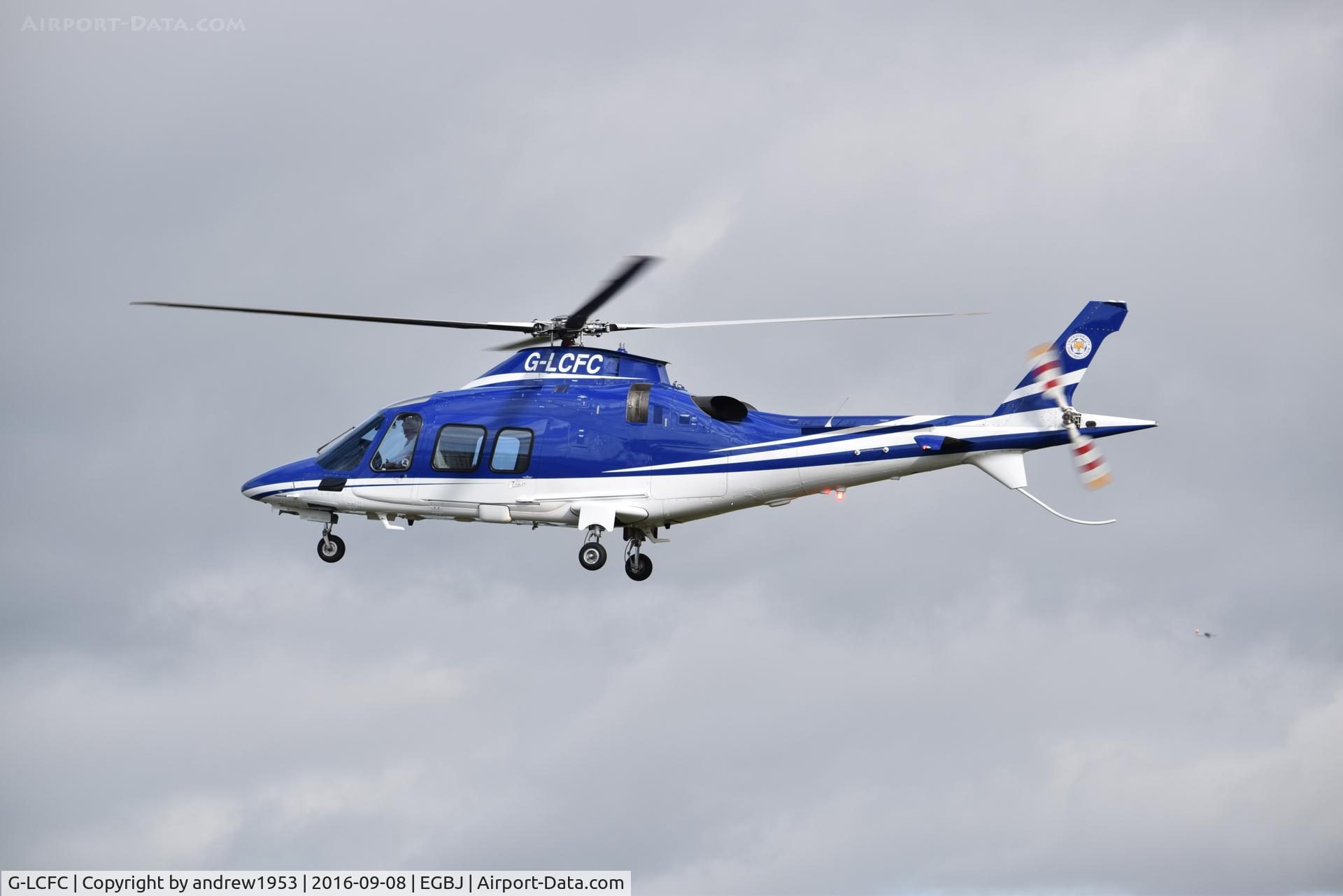 G-LCFC, 2009 Agusta A-109S Grand C/N 22137, G-LCFC at Gloucestershire Airport.