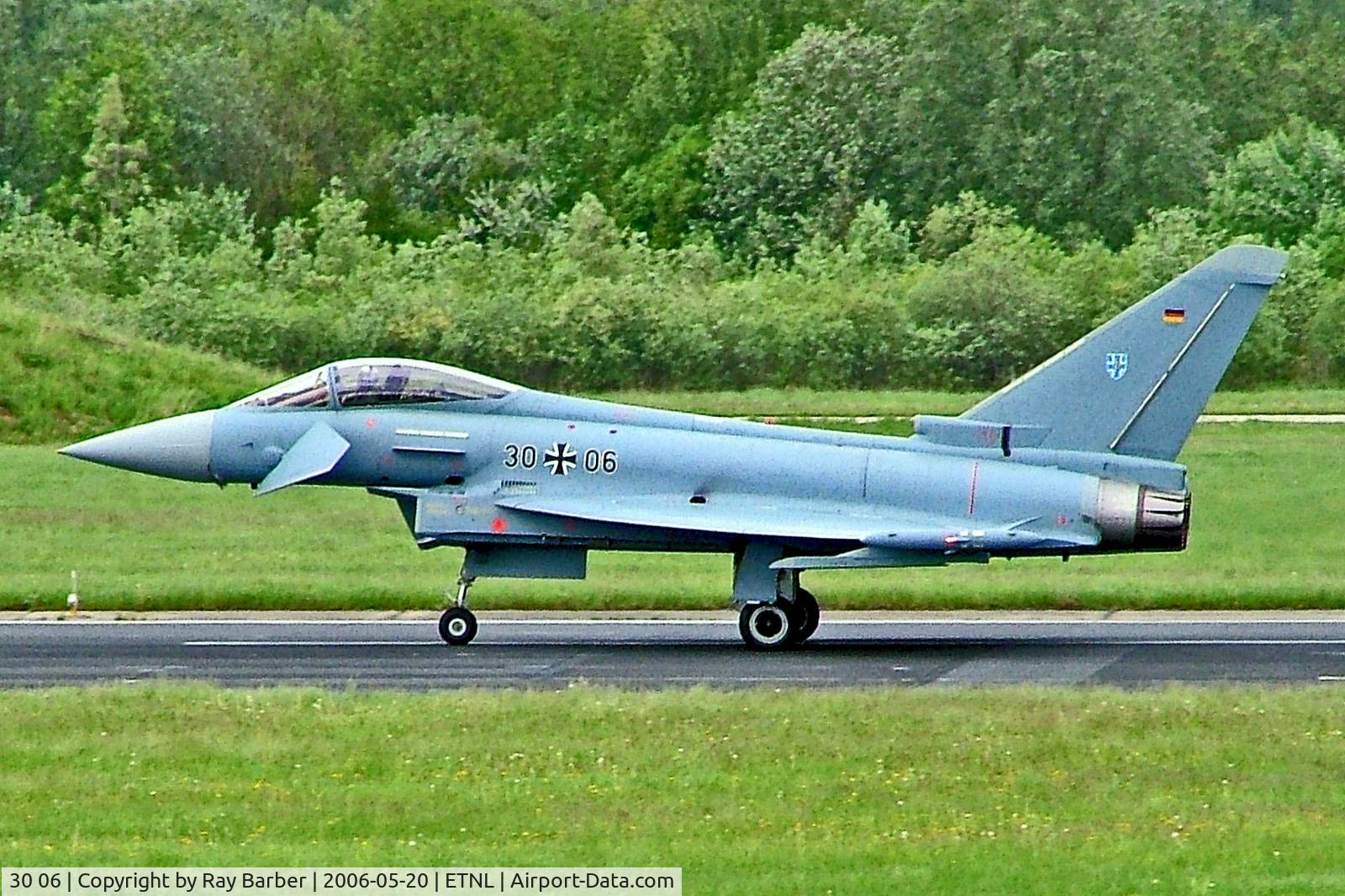30 06, Eurofighter EF-2000 Typhoon S C/N 039/GS001, 30+06   Eurofighter EF2000 Typhoon [GS001] (German Air Force) Rostock-Laage~D 20/05/2006