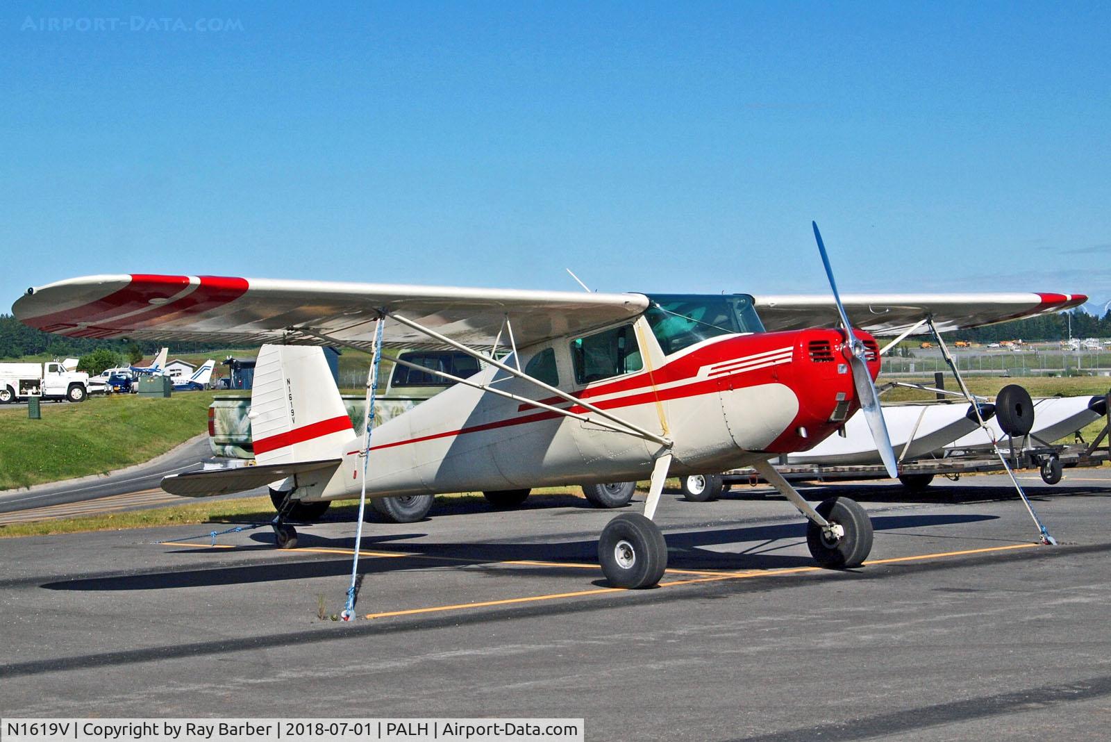 N1619V, 1947 Cessna 140 C/N 13791, N1619V   Cessna 140 [13791] Lake Hood Seaplane Base~N 01/07/2018