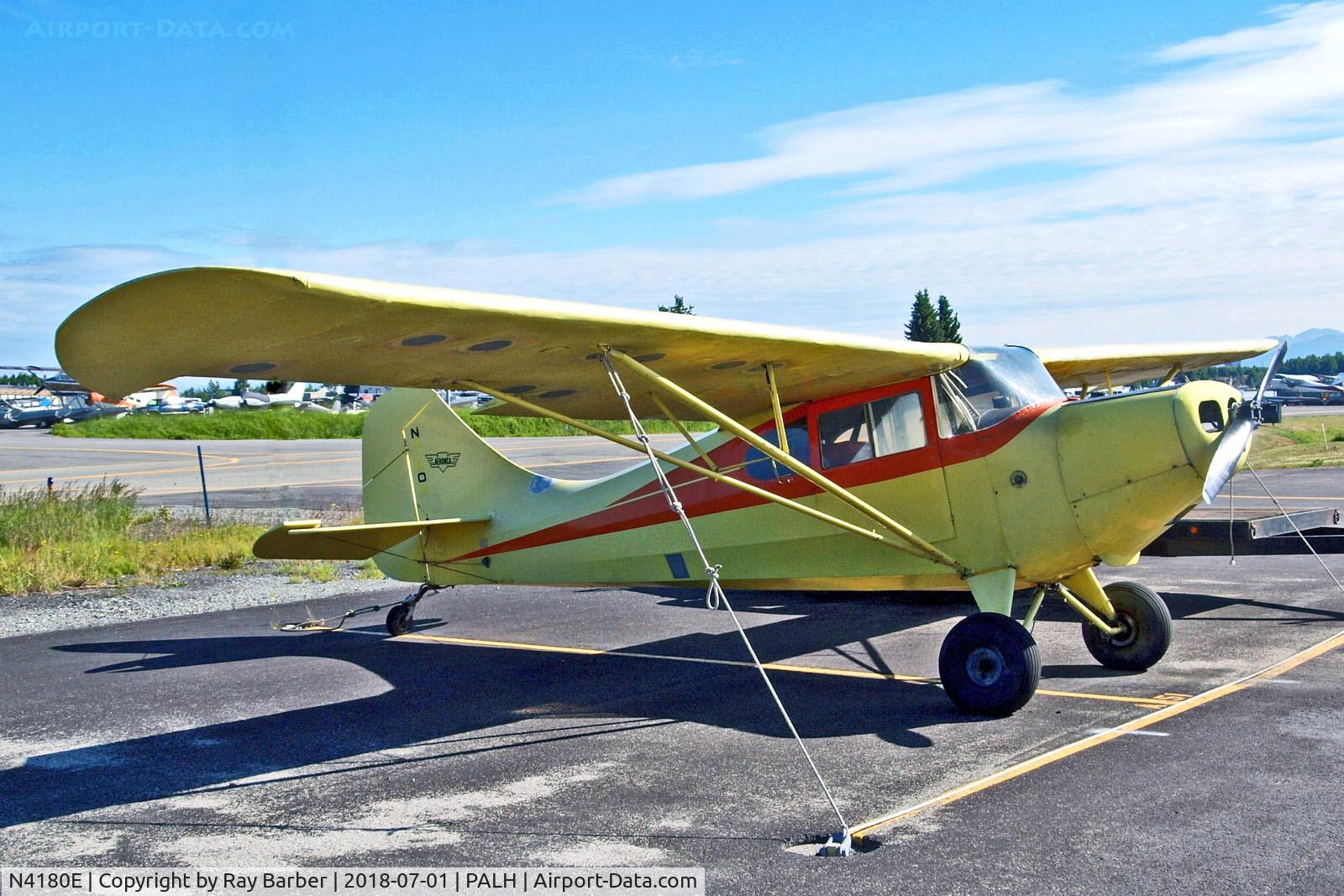 N4180E, 1947 Aeronca 11CC Super Chief C/N 11CC-81, N4180E   Aeronca 11CC Super Chief [11CC-81] Lake Hood Seaplane Base~N 01/07/2018