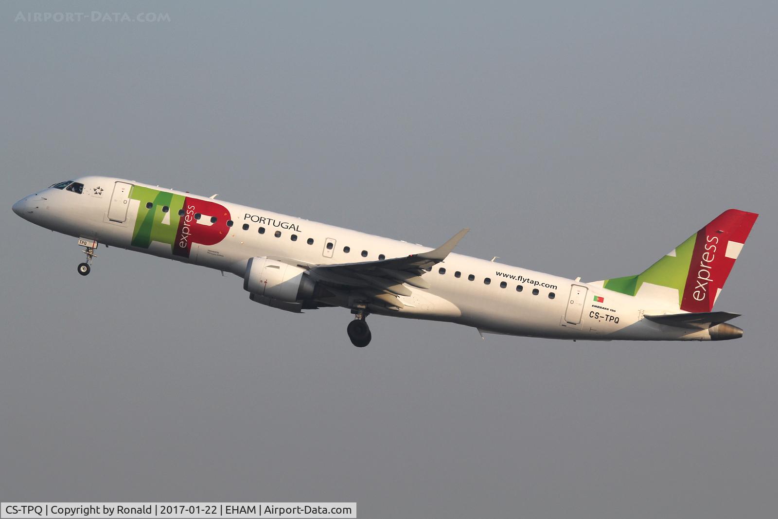 CS-TPQ, 2011 Embraer 190LR (ERJ-190-100LR) C/N 19000450, at spl