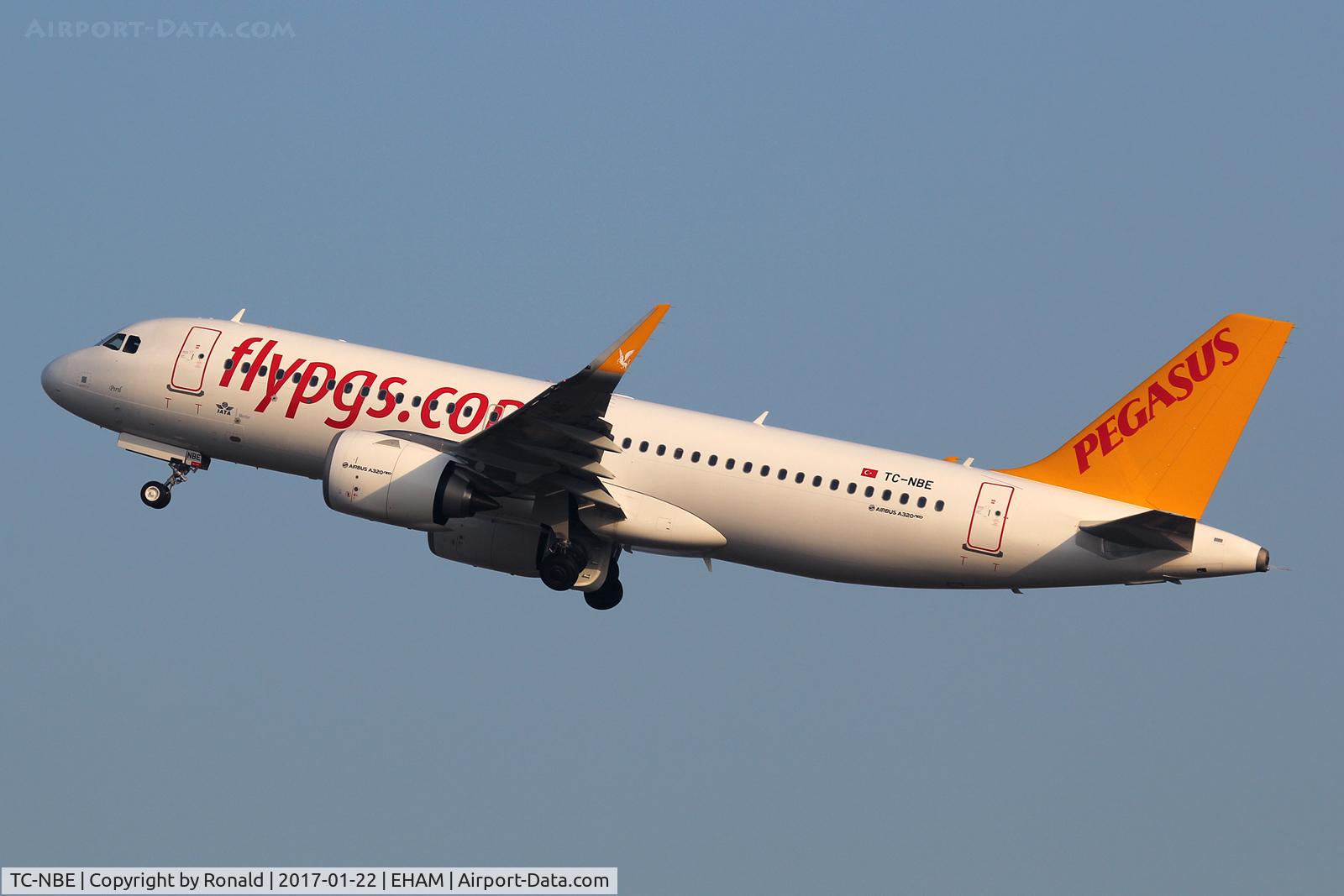 TC-NBE, 2016 Airbus A320-251N C/N 7380, at spl