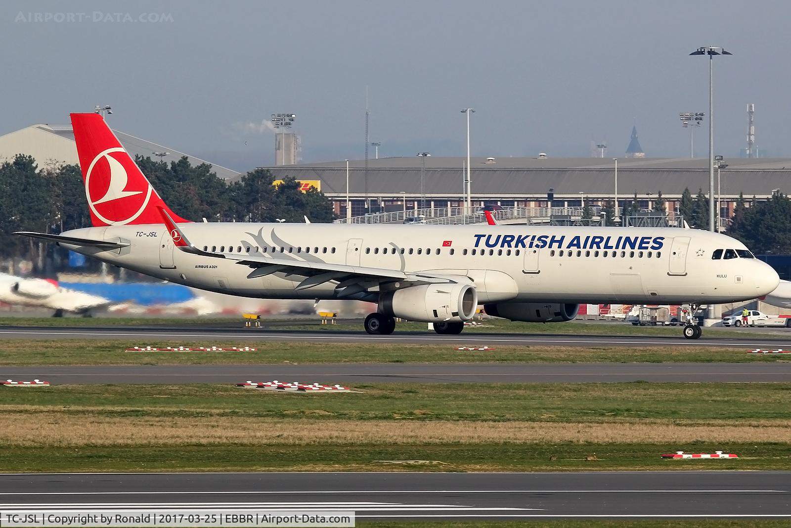 TC-JSL, 2011 Airbus A321-231 C/N 5667, at bru