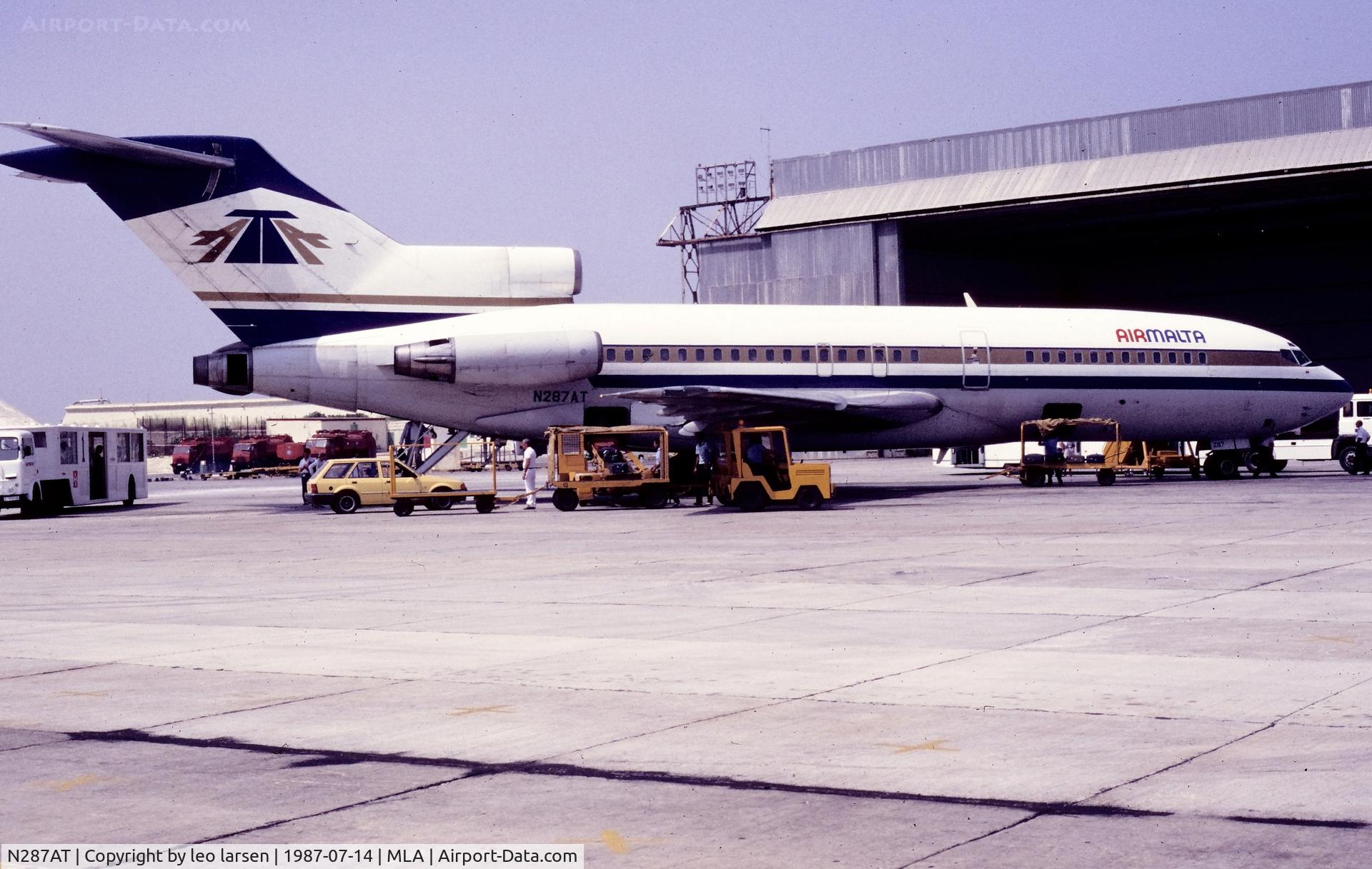 N287AT, 1965 Boeing 727-51 C/N 18805, Malta 14.7.1987