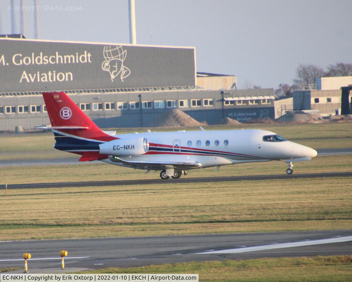 EC-NKH, 2020 Cessna 680A Citation Latitude C/N 680A-0251, EC-NKH taxi for takeoff rw 04R
