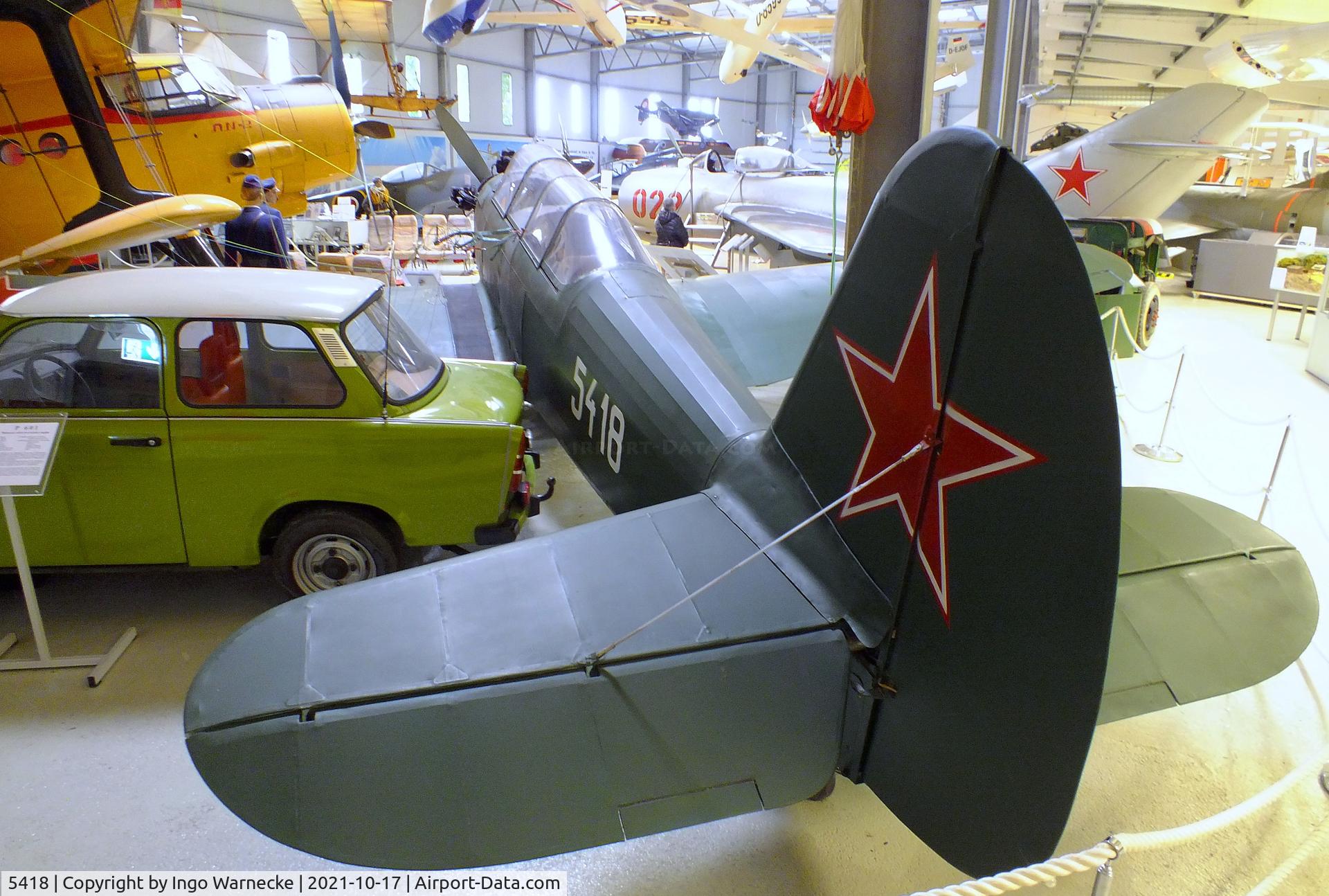 5418, Yakovlev Yak-18 C/N unknown_5418, Yakovlev Yak-18 MAX at the Luftfahrtmuseum Laatzen, Laatzen (Hannover)