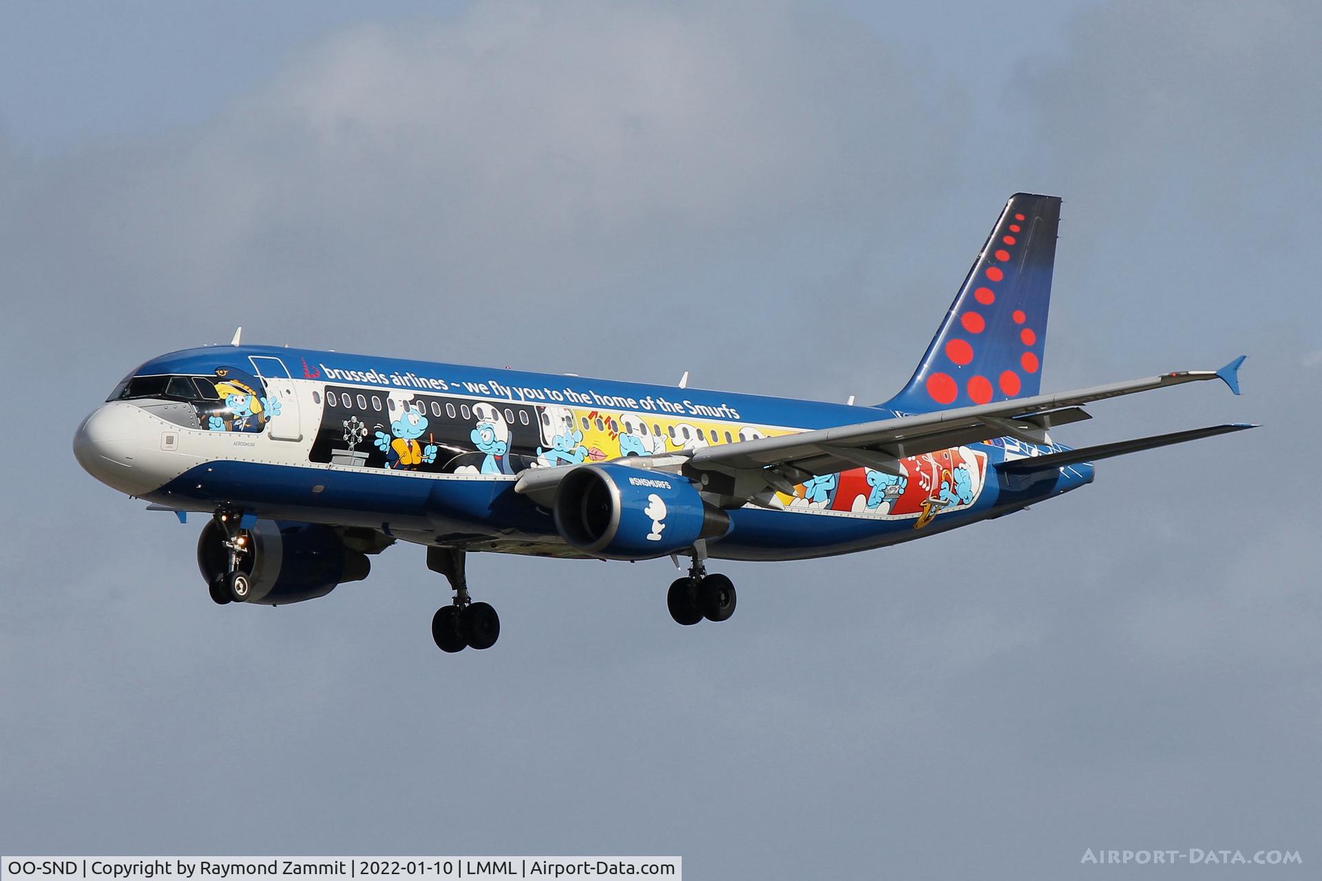 OO-SND, 2002 Airbus A320-214 C/N 1838, A320 OO-SND Brussels Airlines in special livery