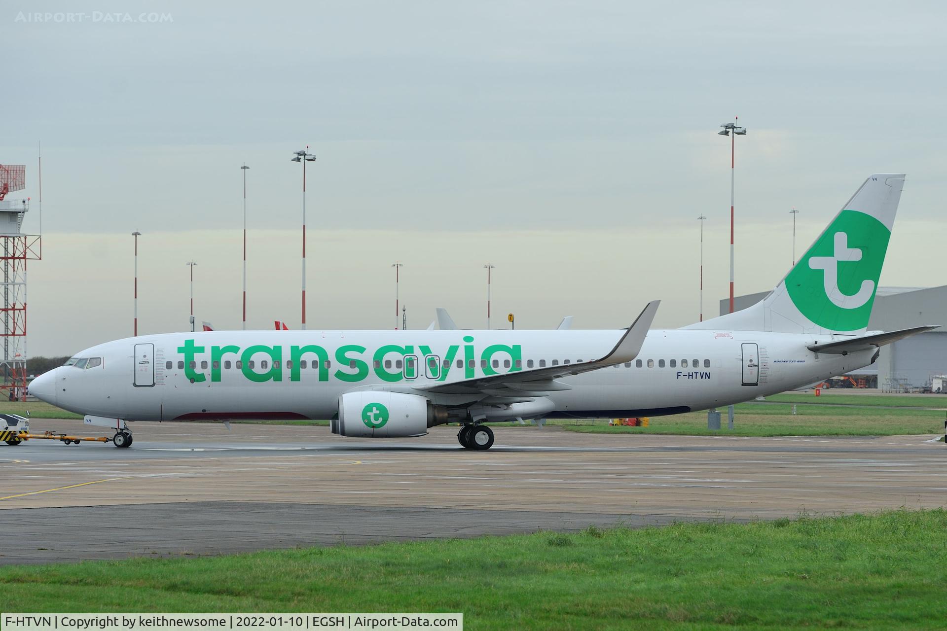 F-HTVN, 2006 Boeing 737-8GJ C/N 34896, Towed to engine test facility.