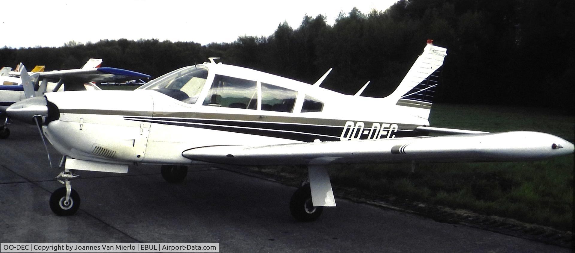 OO-DEC, 1970 Piper PA-28R-200 Cherokee Arrow C/N 28R-35694, Slide scan