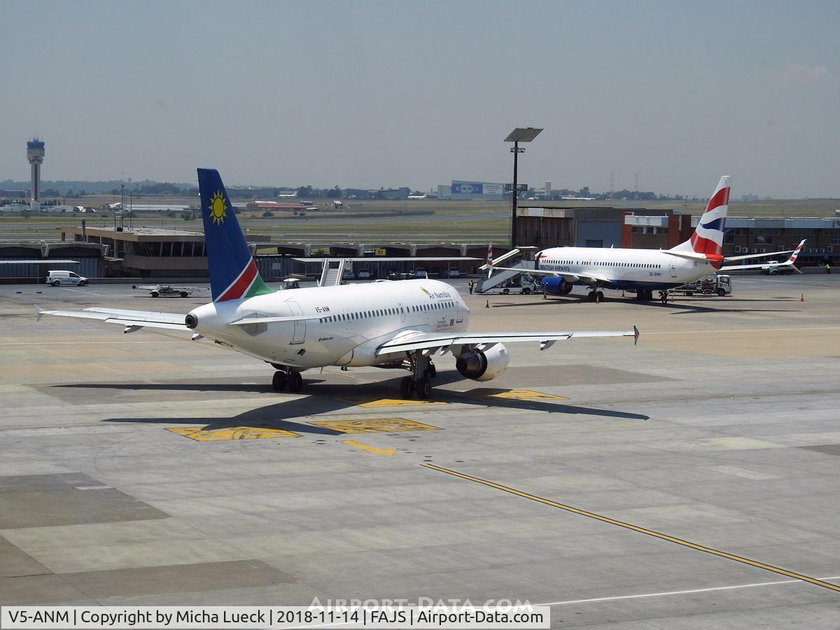 V5-ANM, 2013 Airbus A319-112 C/N 5366, V5-ANM and ZS-ZWH