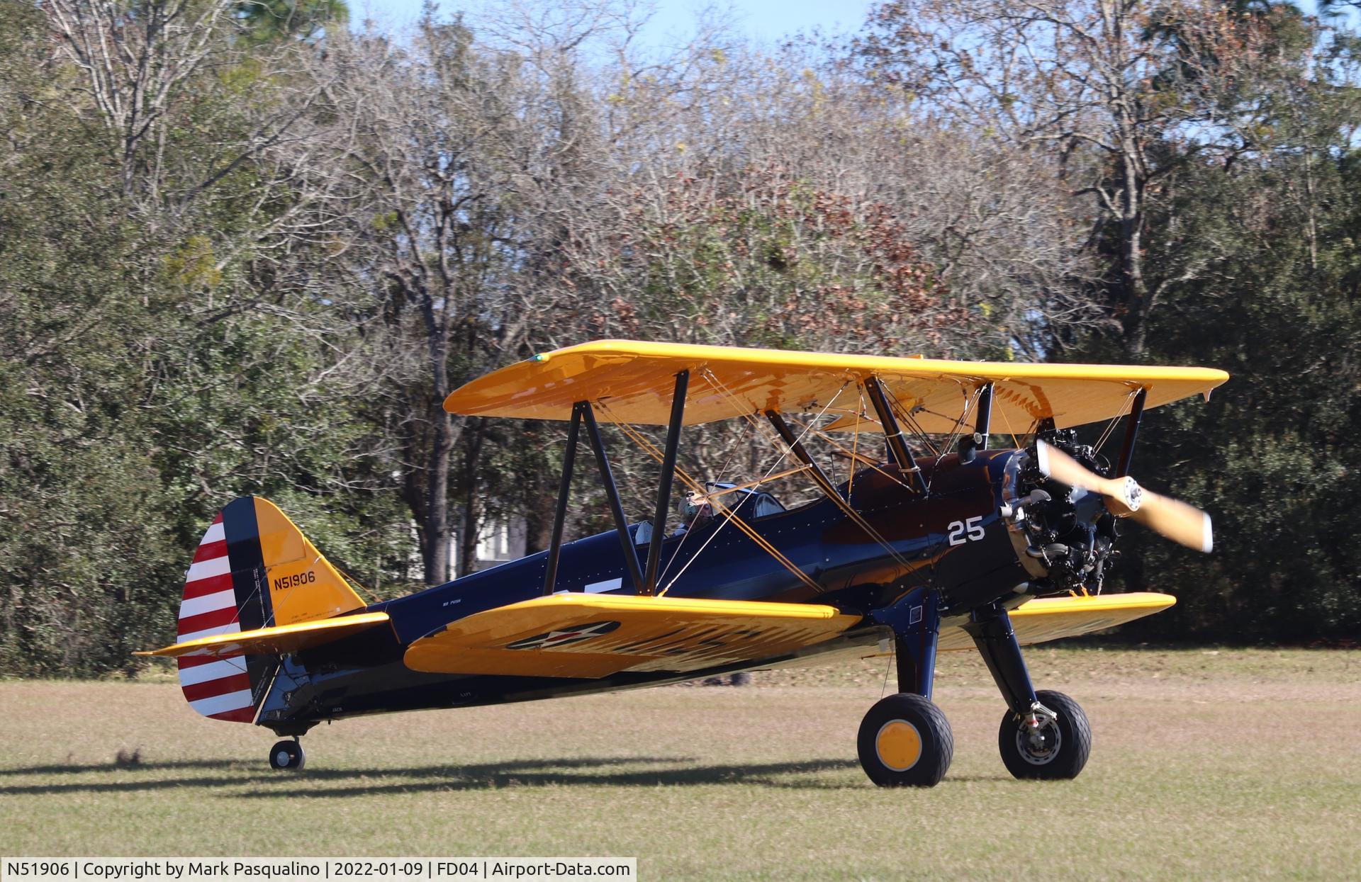 N51906, 1941 Boeing A75N1(PT17) C/N 75-2517, Stearman