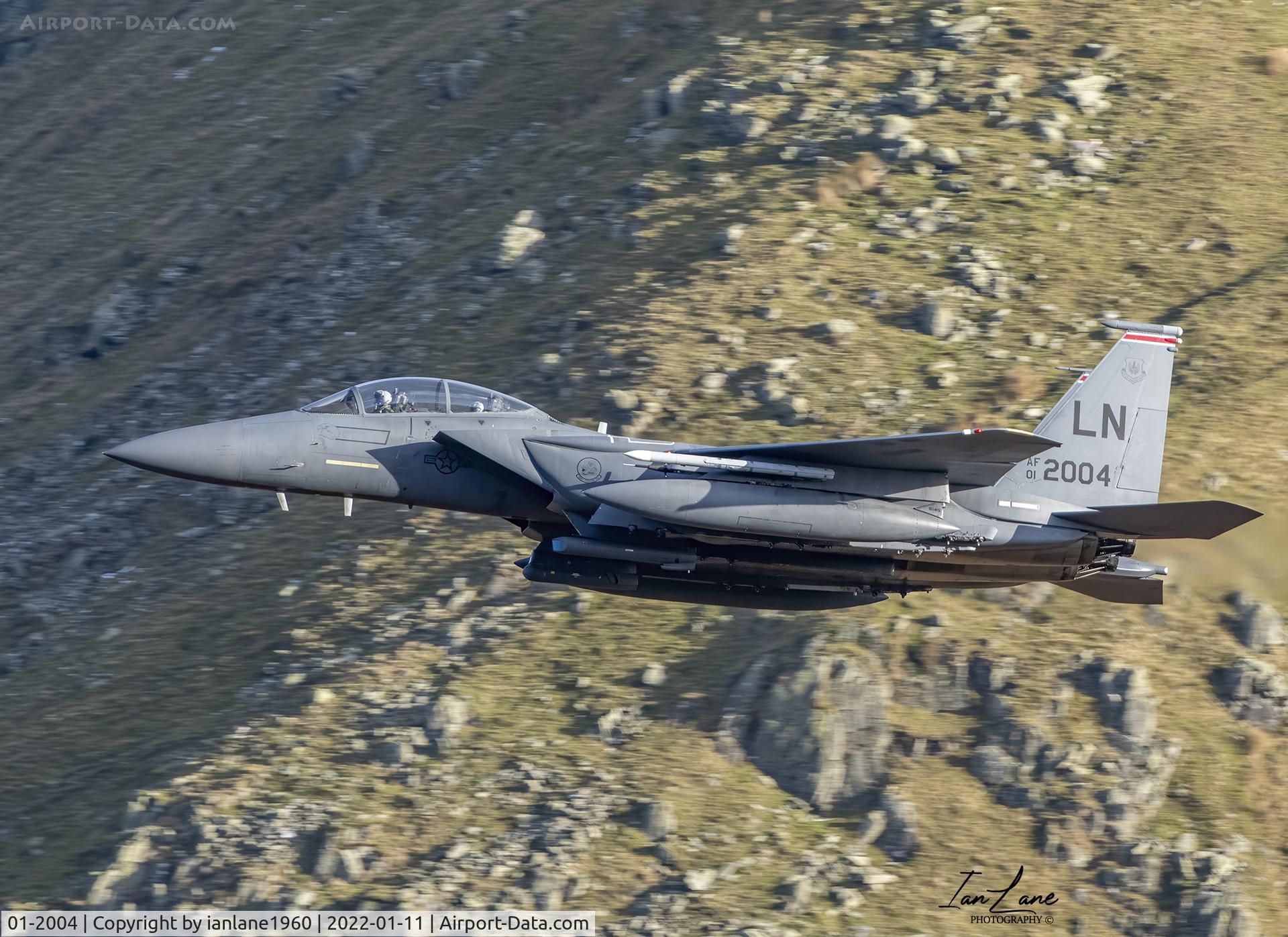 01-2004, 2001 McDonnell Douglas F-15E Strike Eagle C/N 1375/E236, 494th Panther in the Lake District