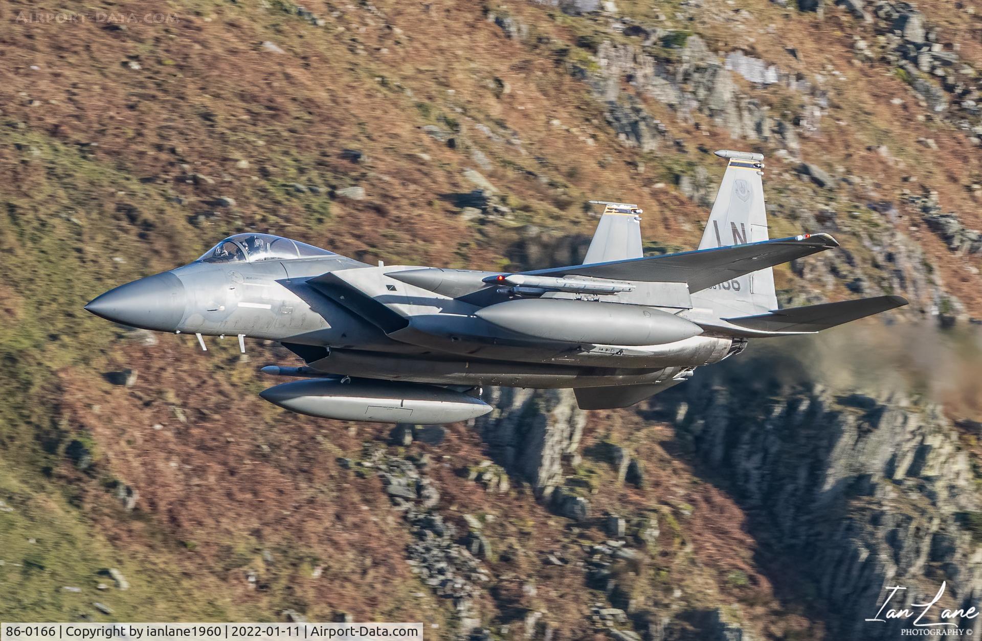 86-0166, 1986 McDonnell Douglas F-15C Eagle C/N 1014/C394, 493rd Reaper in the Lake District