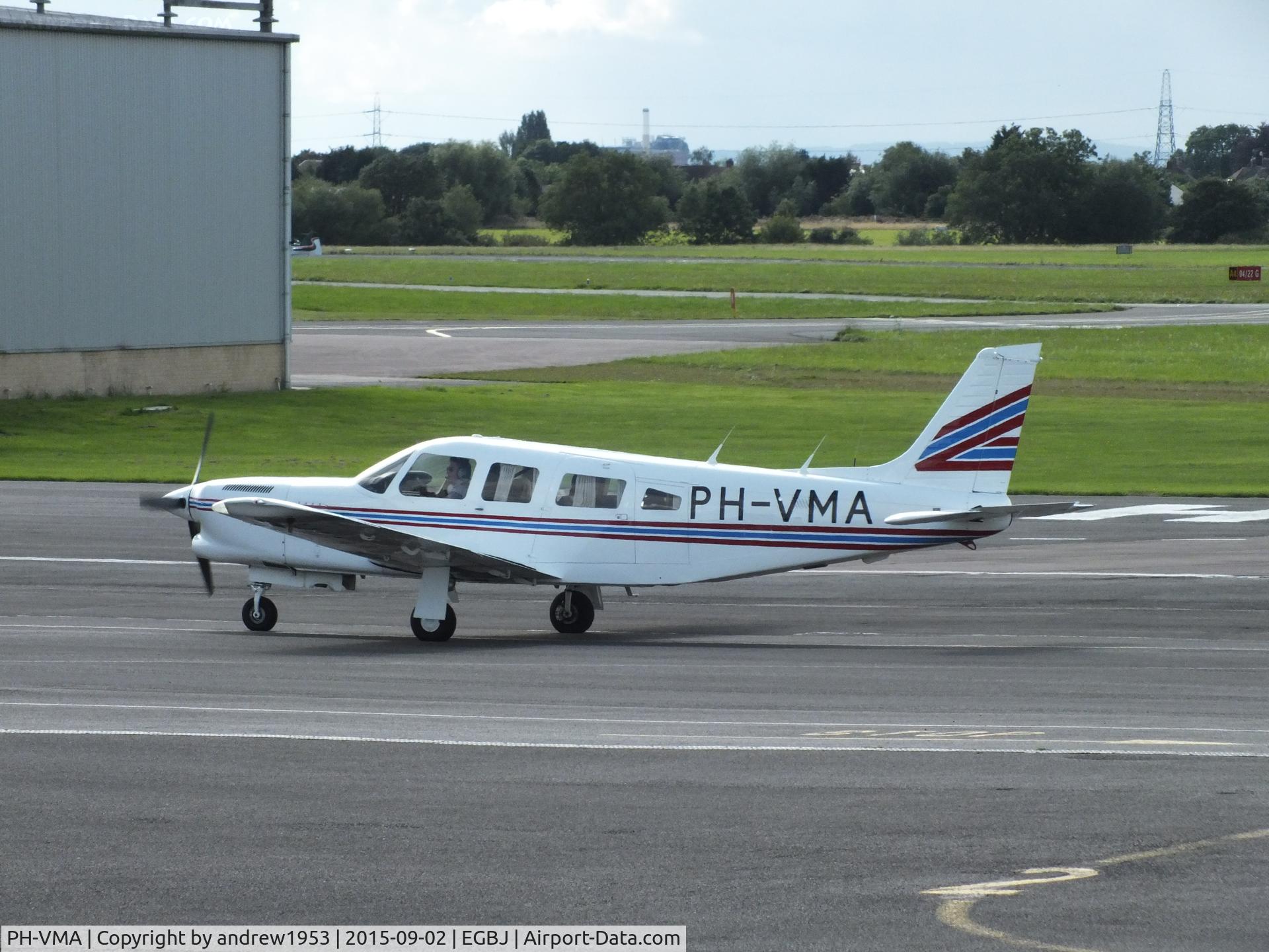 PH-VMA, 1981 Piper PA-32R-301T Turbo Saratoga C/N 32R-8129098, PH-VMA at Gloucestershire Airport.