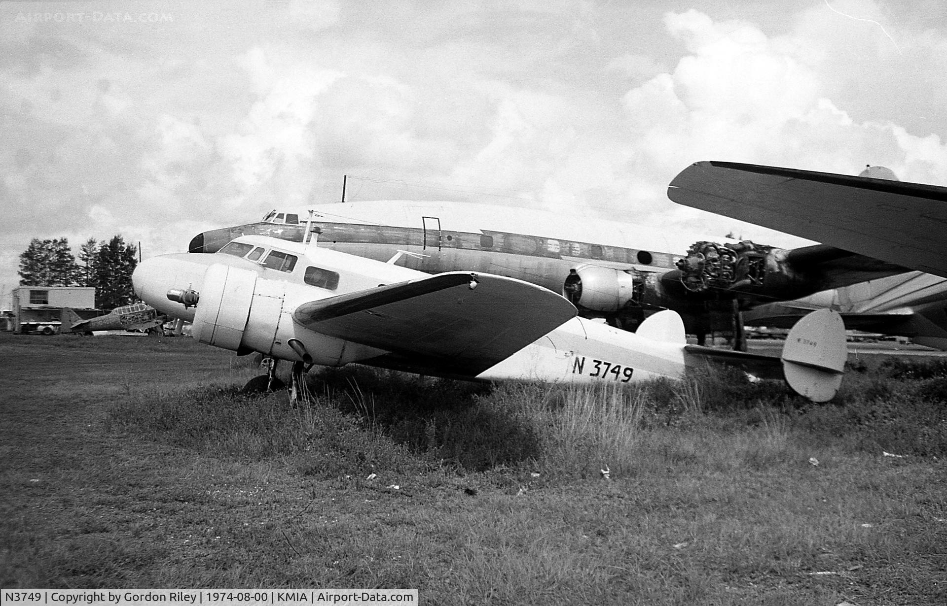 N3749, 1937 Lockheed 10A Electra C/N 1116, Miami International 