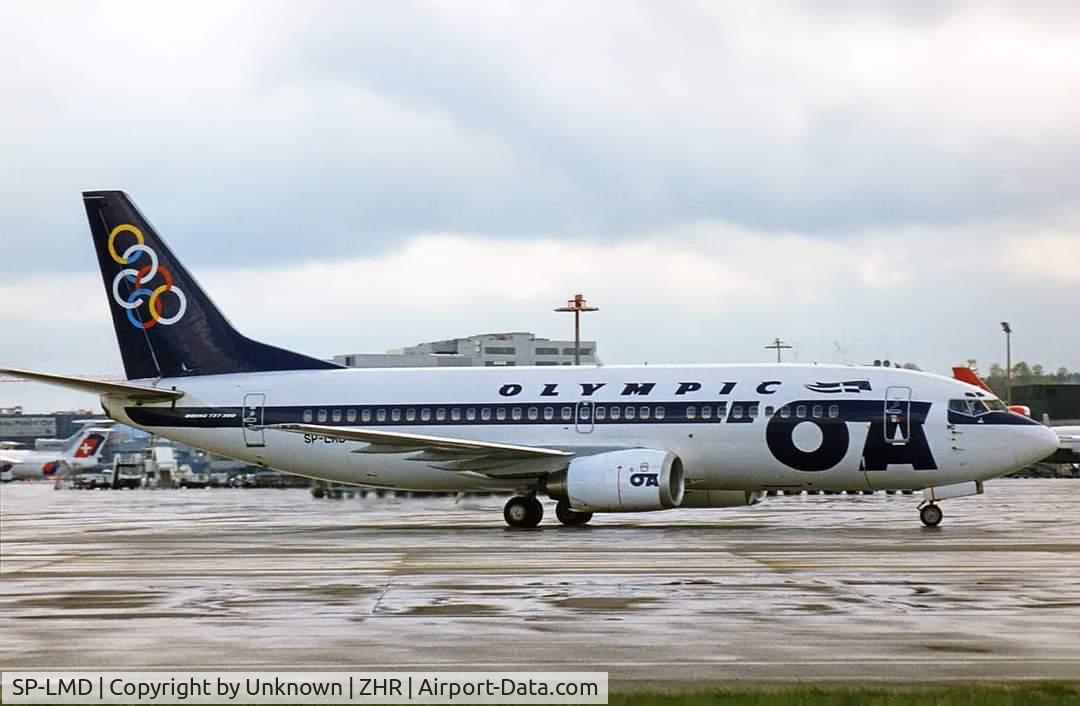 SP-LMD, 1997 Boeing 737-36N C/N 28669, Olympic Airways leased from LOT