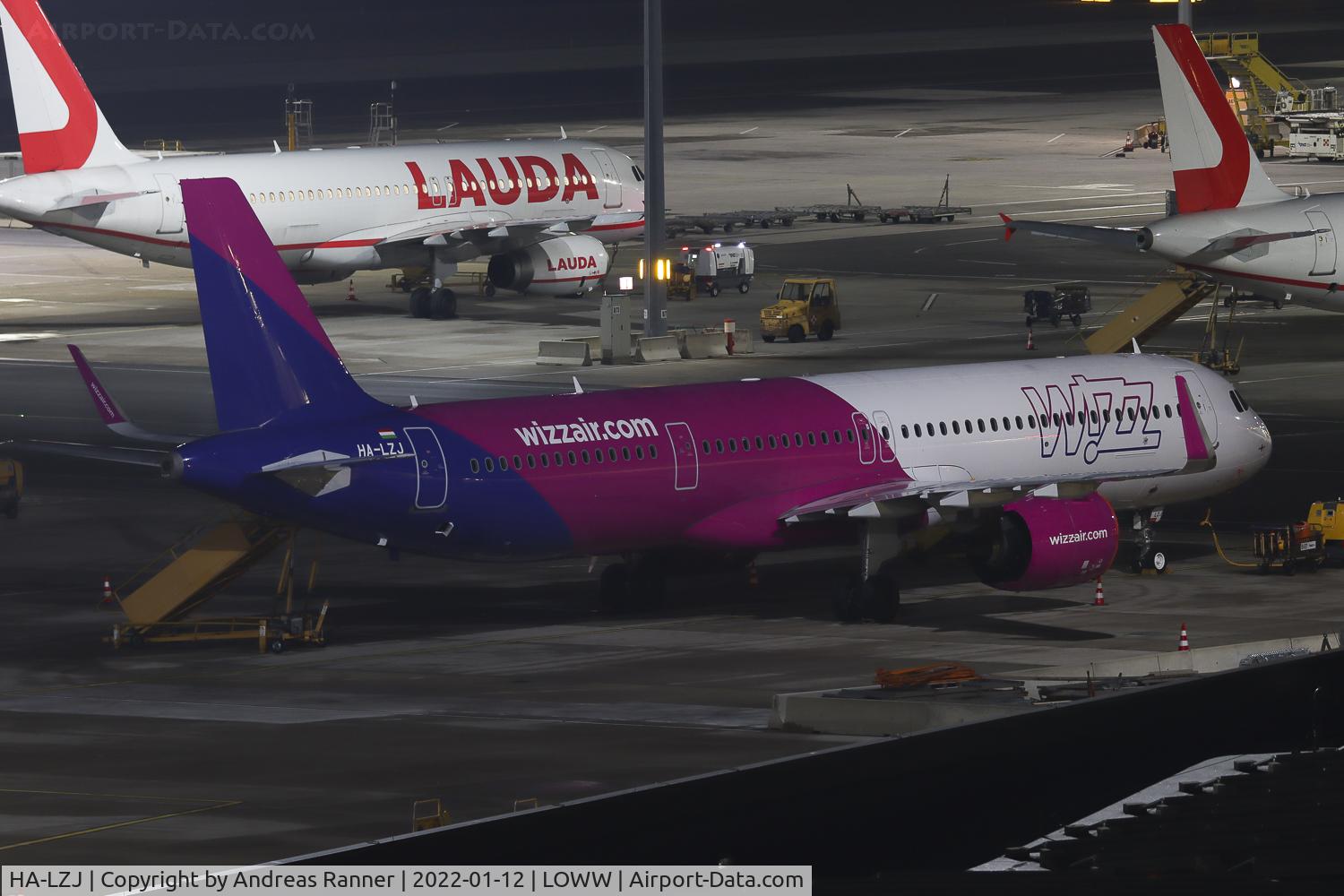 HA-LZJ, 2021 Airbus A321-271NX C/N 10616, Wizzair A321