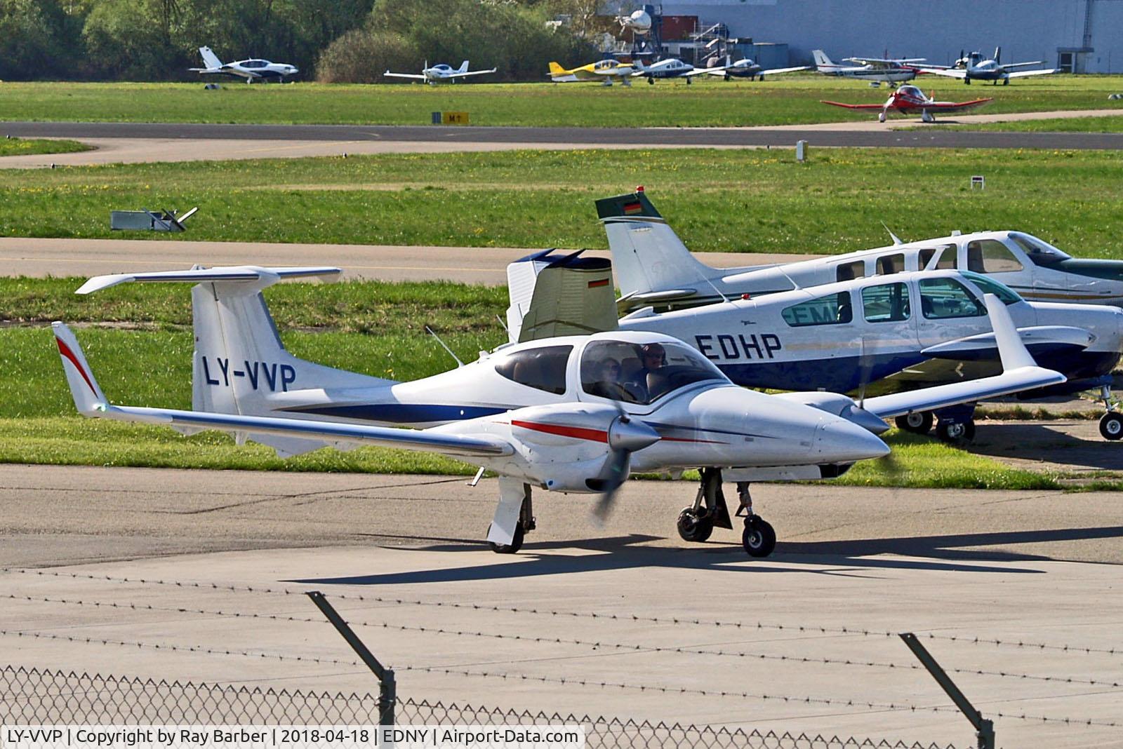 LY-VVP, Diamond DA-42NG Twin Star Twin Star C/N 42.N189, LY-VVP   Diamond DA-42NG Twin Star [42.N189] Friedrichshafen~D 18/04/2018