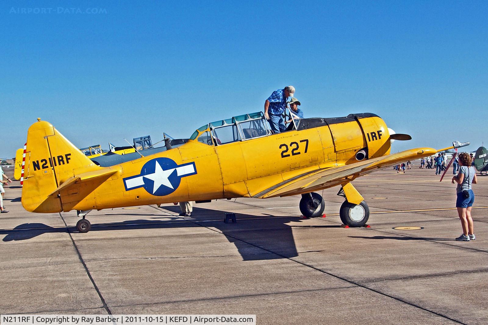 N211RF, 1957 North American AT-6C C/N 88-9419, N211RF   North American SNJ-4 Texan [88-9419] Houston-Ellington Field~N 15/10/2011