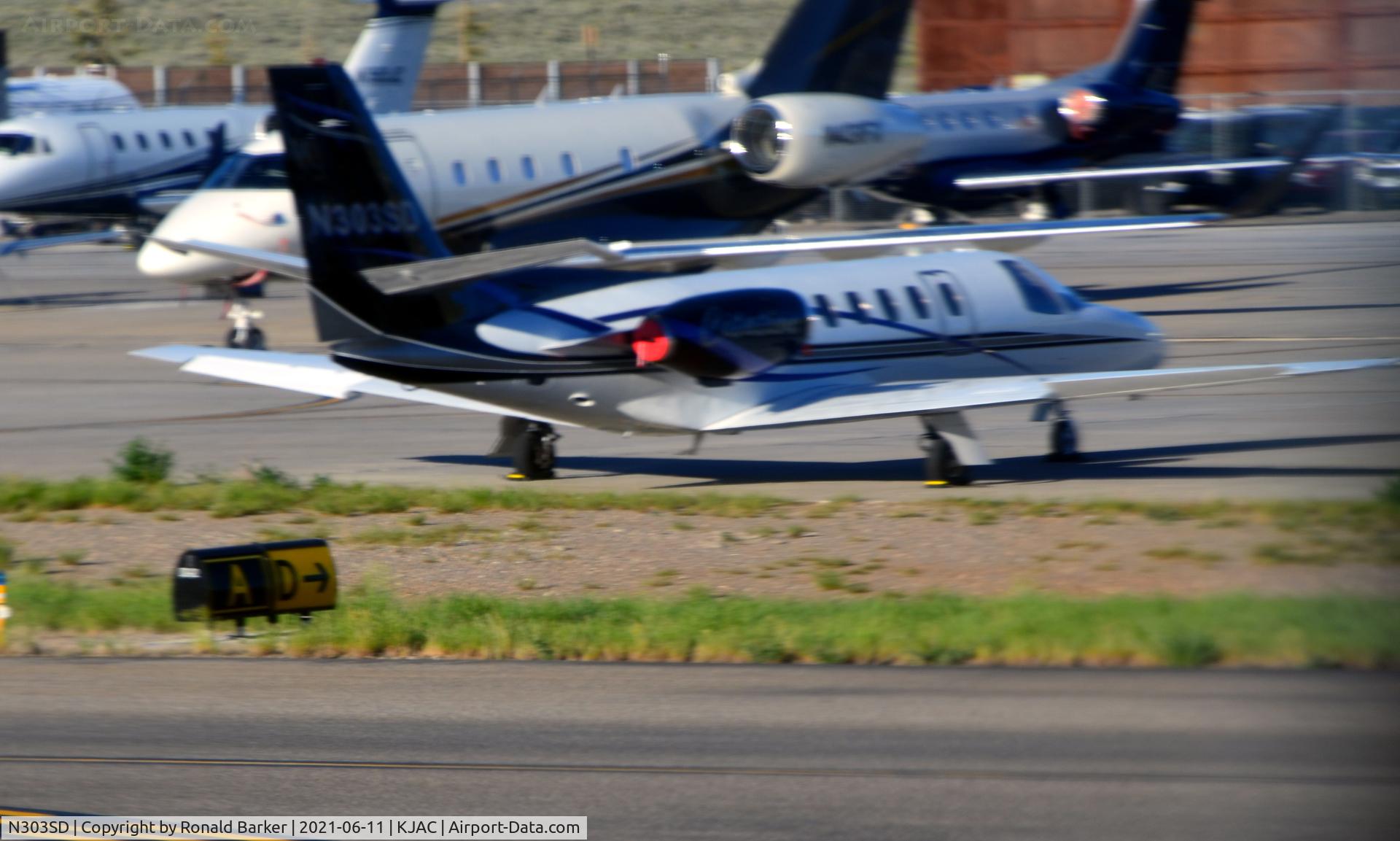 N303SD, 1982 Cessna 550 Citation II C/N 550-0417, Parked Jackson Hole, WY