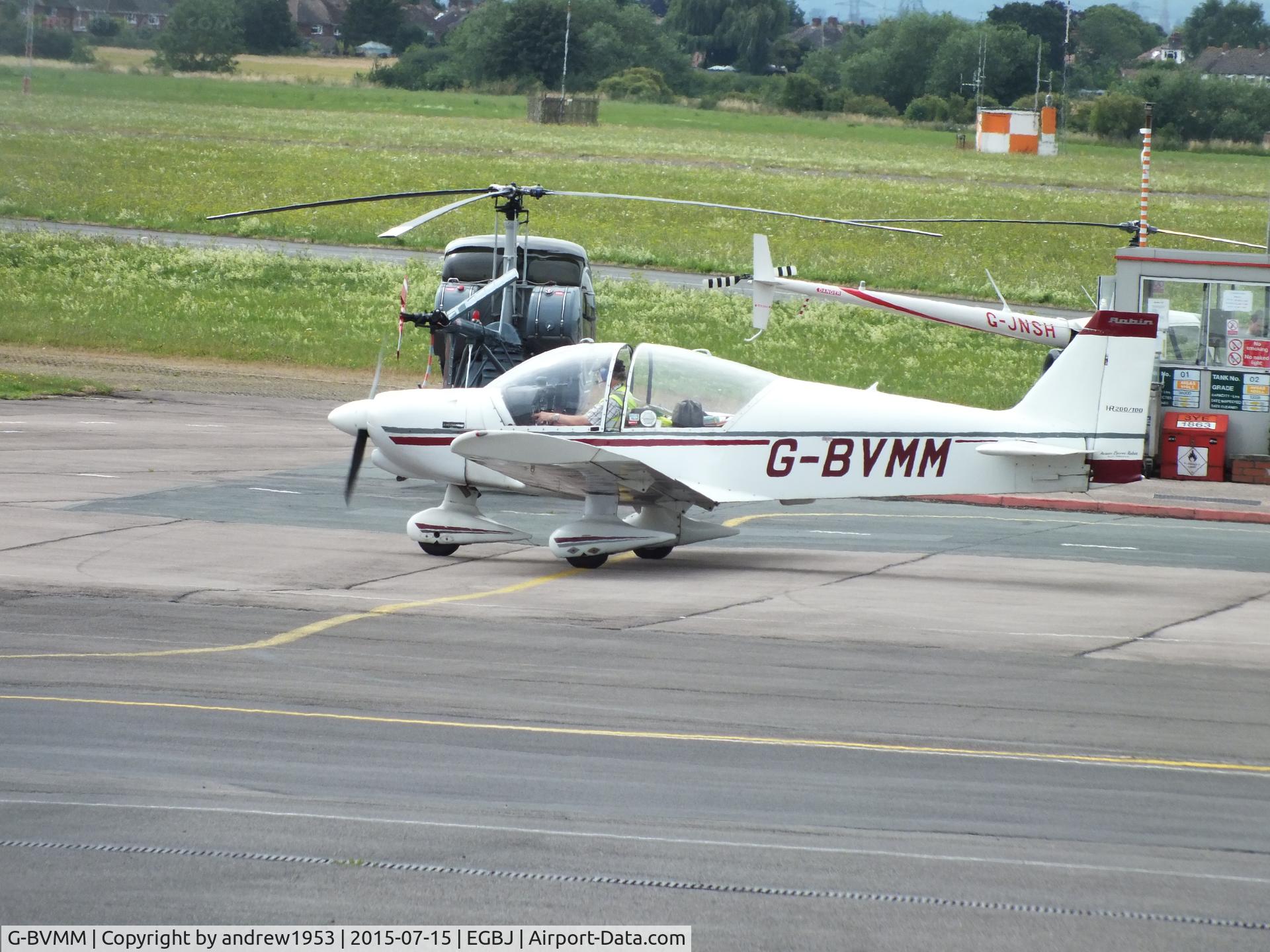 G-BVMM, 1974 Robin HR-200-100 Club C/N 41, G-BVMM at Gloucestershire Airport.