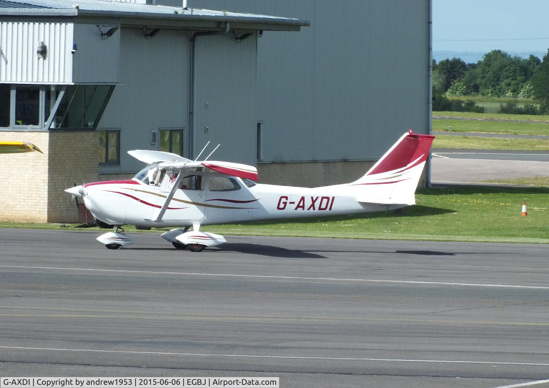 G-AXDI, 1969 Reims F172H Skyhawk C/N 0574, G-AXDI at Gloucestershire Airport.