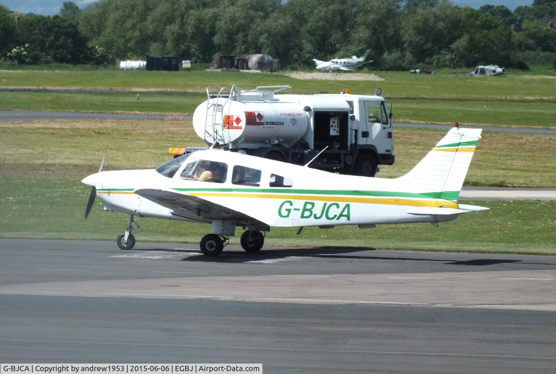 G-BJCA, 1979 Piper PA-28-161 Cherokee Warrior II C/N 28-7916473, G-BJCA at Gloucestershire Airport.