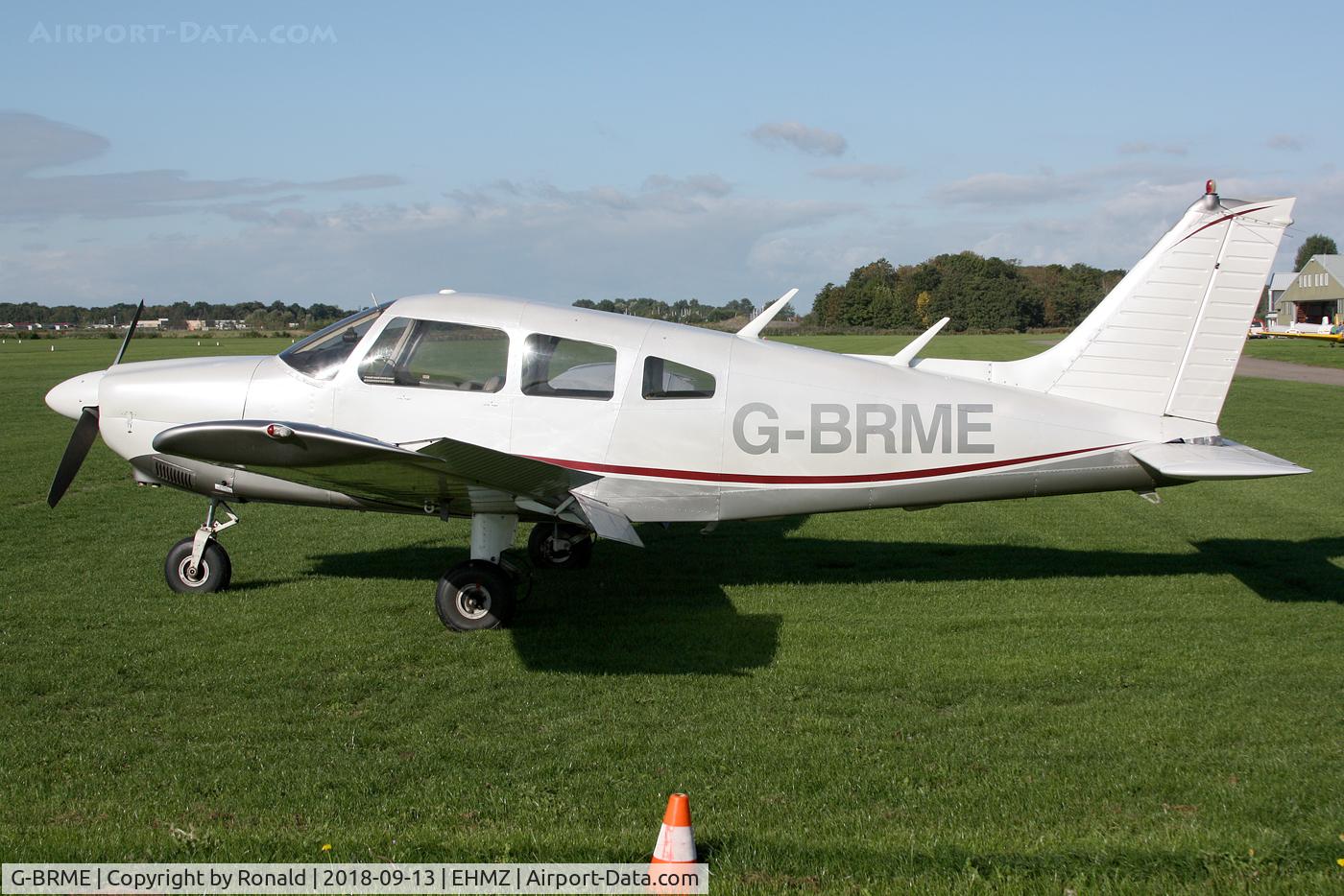G-BRME, 1977 Piper PA-28-181 Cherokee Archer II C/N 28-7790105, at ehmz
