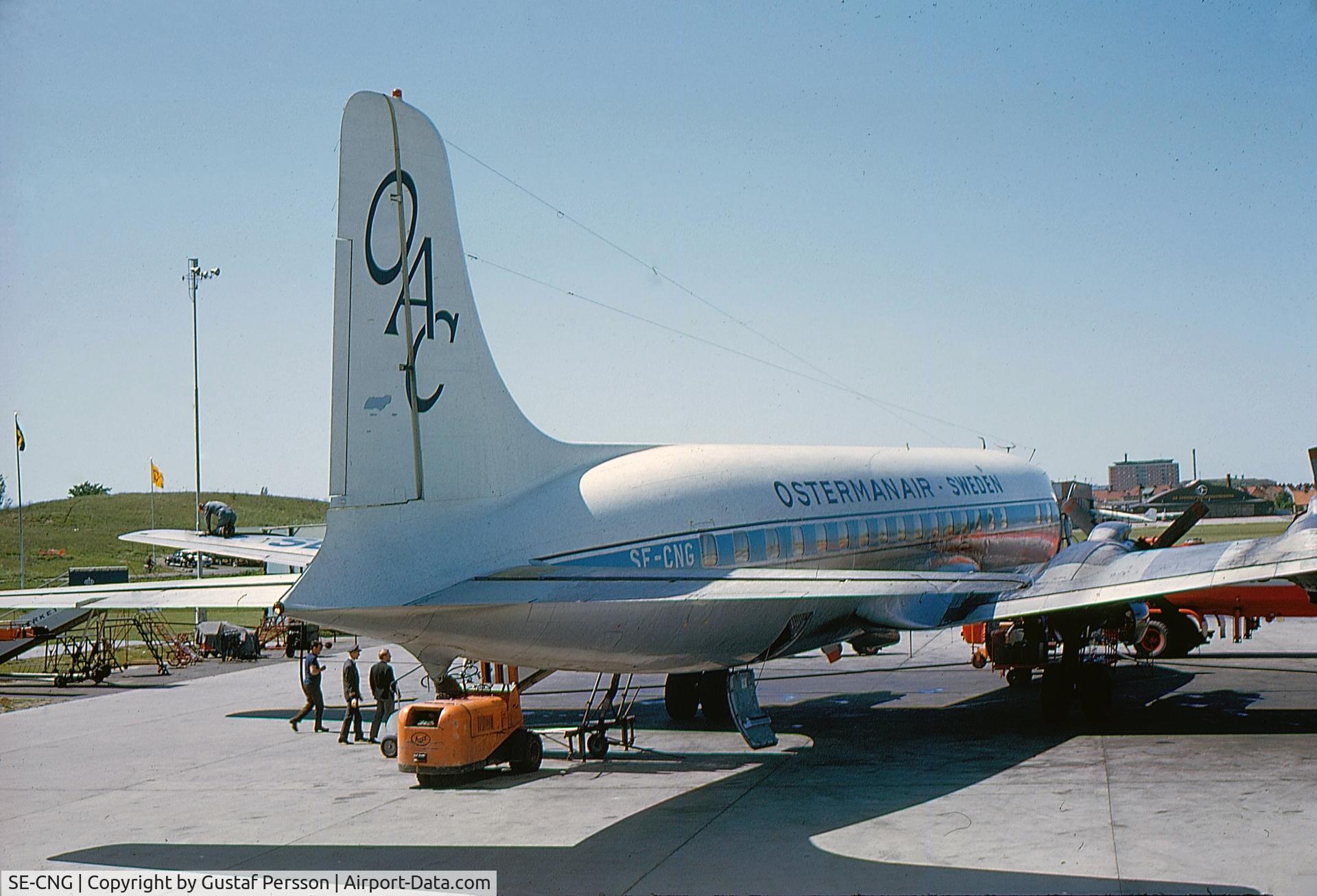 SE-CNG, 1953 Douglas DC-7 C/N 44129, SE-CNG DC-7 Osterman Air
