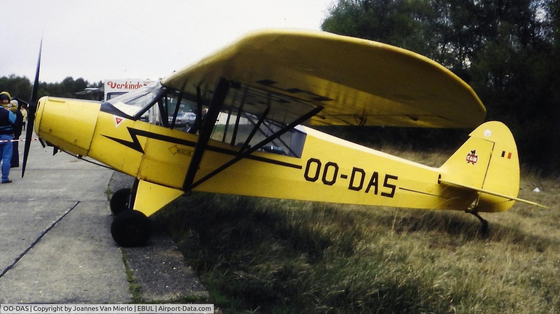 OO-DAS, 1951 Piper L-18C Super Cub (PA-18-95) C/N 18-1558, Slide scan