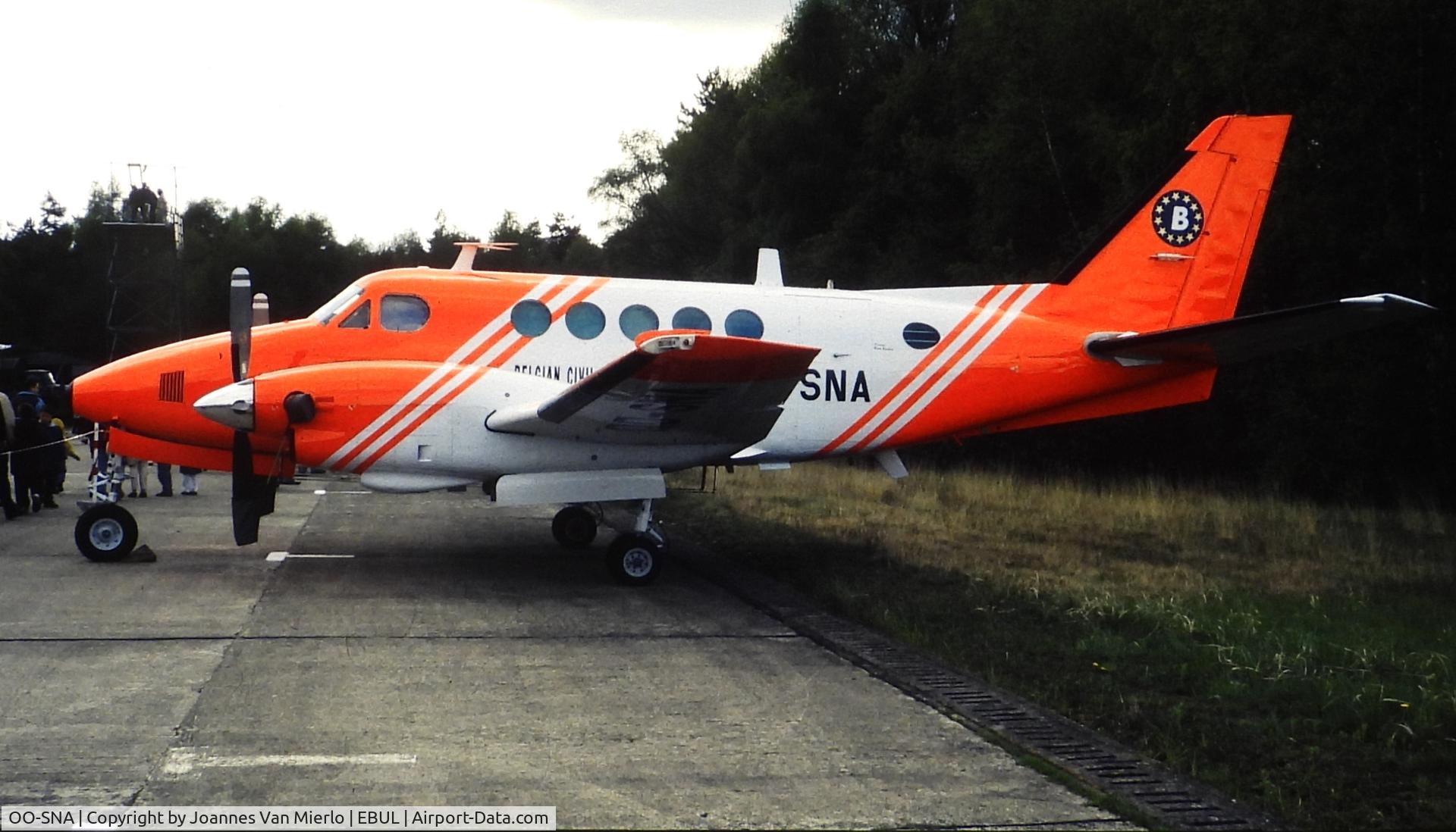 OO-SNA, 1975 Beech 100 King Air C/N B-217, Slide scan