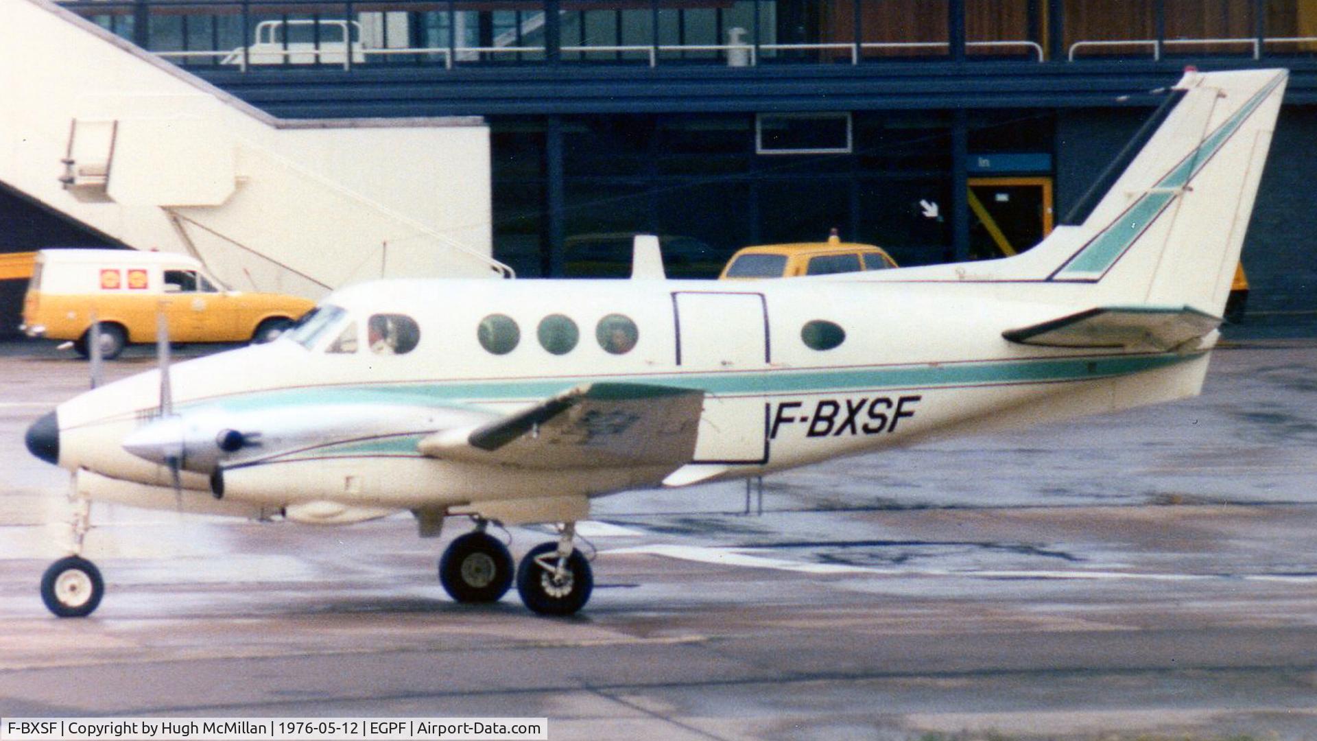 F-BXSF, Beech 90 King Air C/N LJ-29, Glasgow EGPF