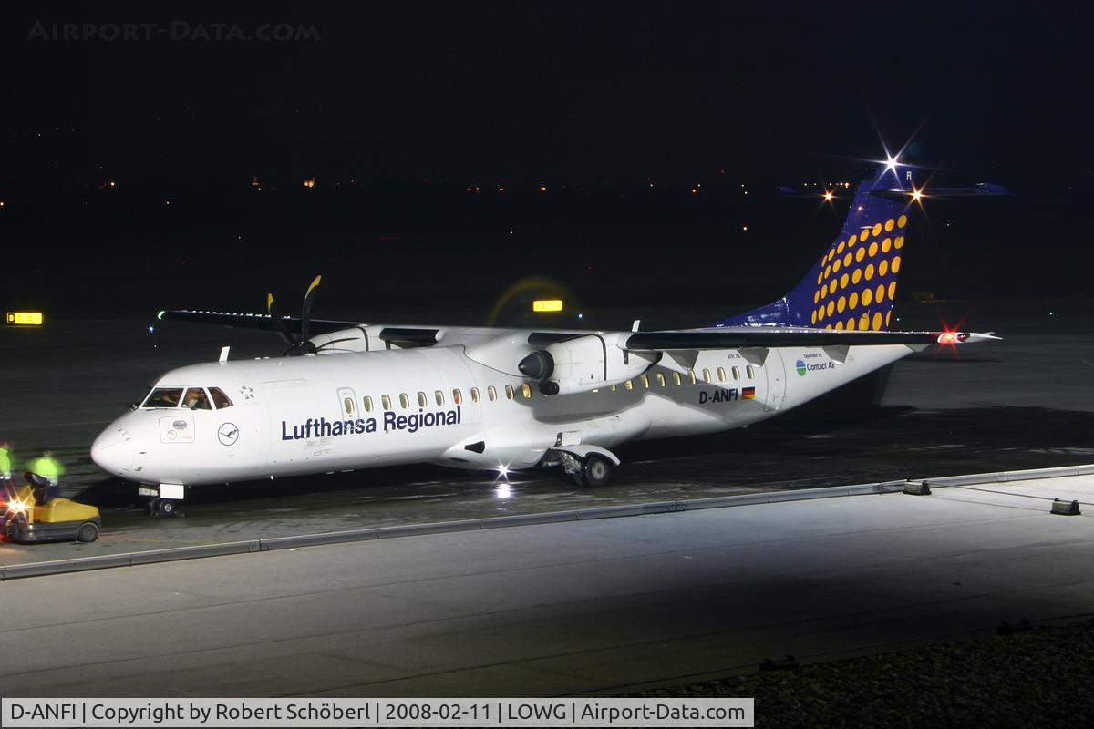 D-ANFI, 2001 ATR 72-212A (500) C/N 662, D-ANFI @ LOWG 2008